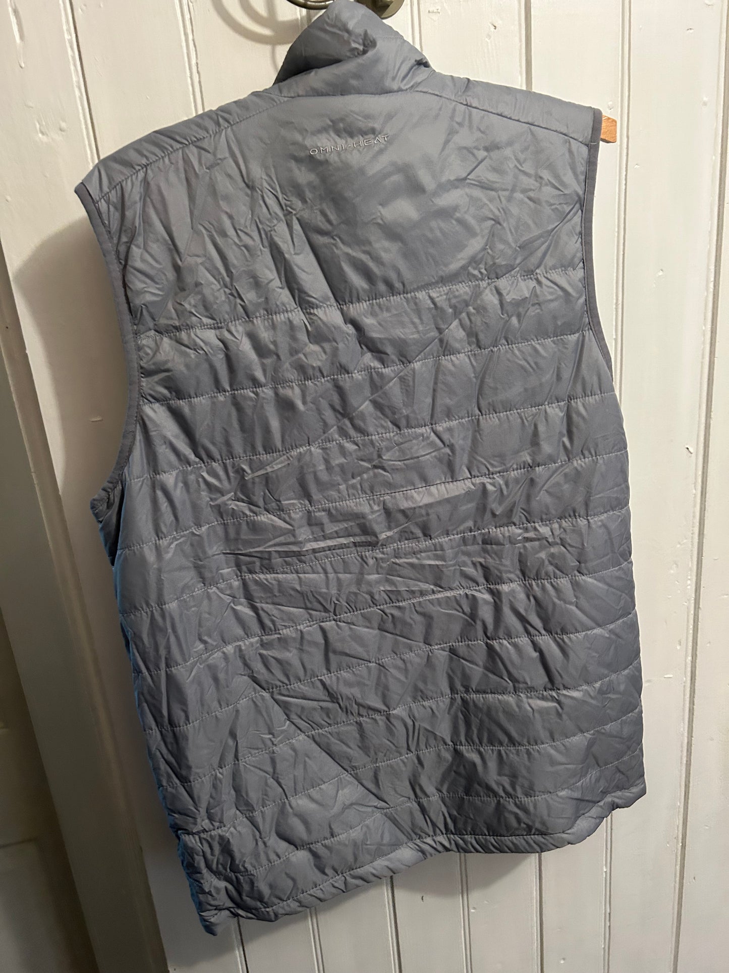 Columbia small grey puffer vest