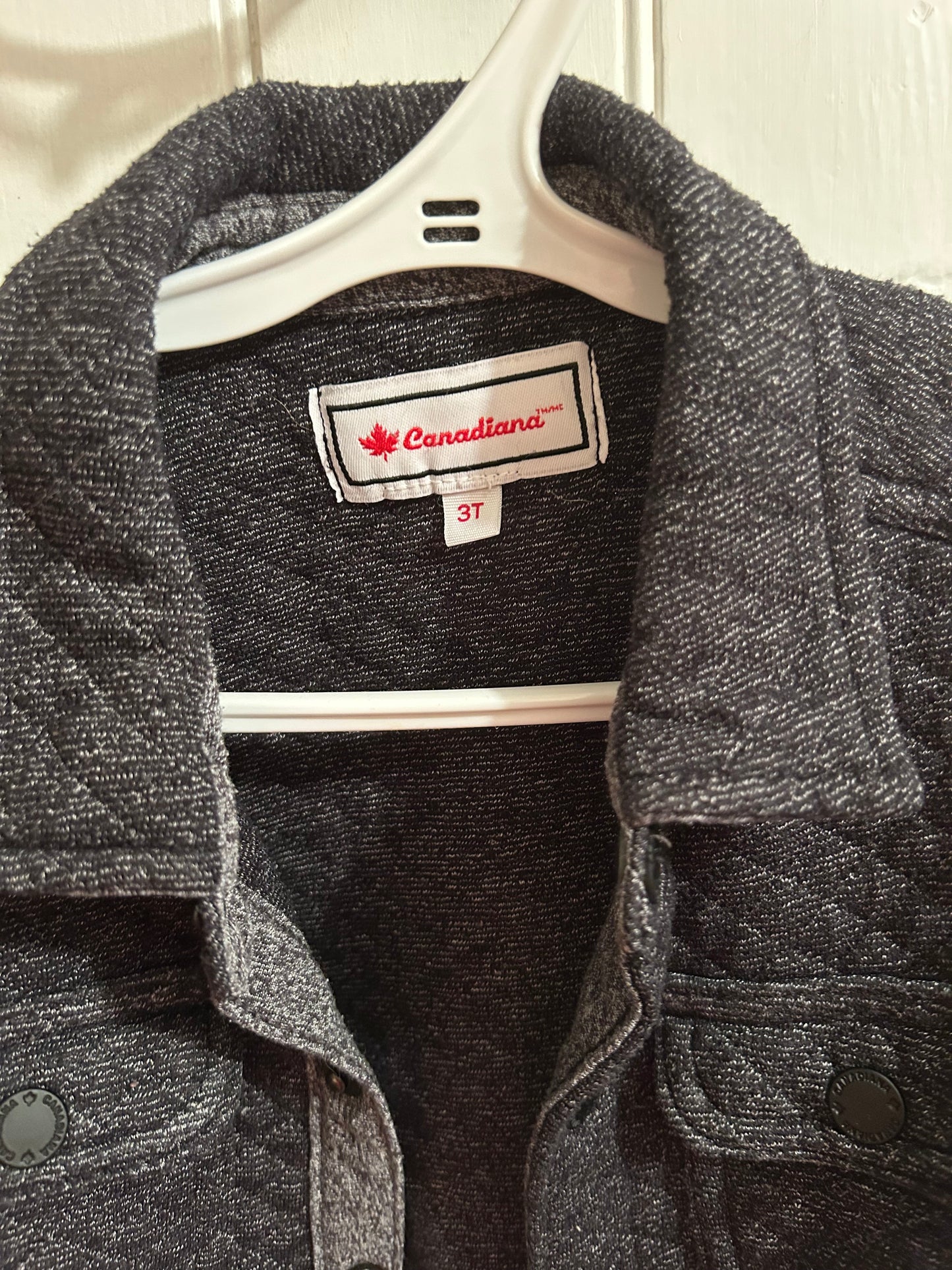 Canadian 3t grey quilted Shacket
