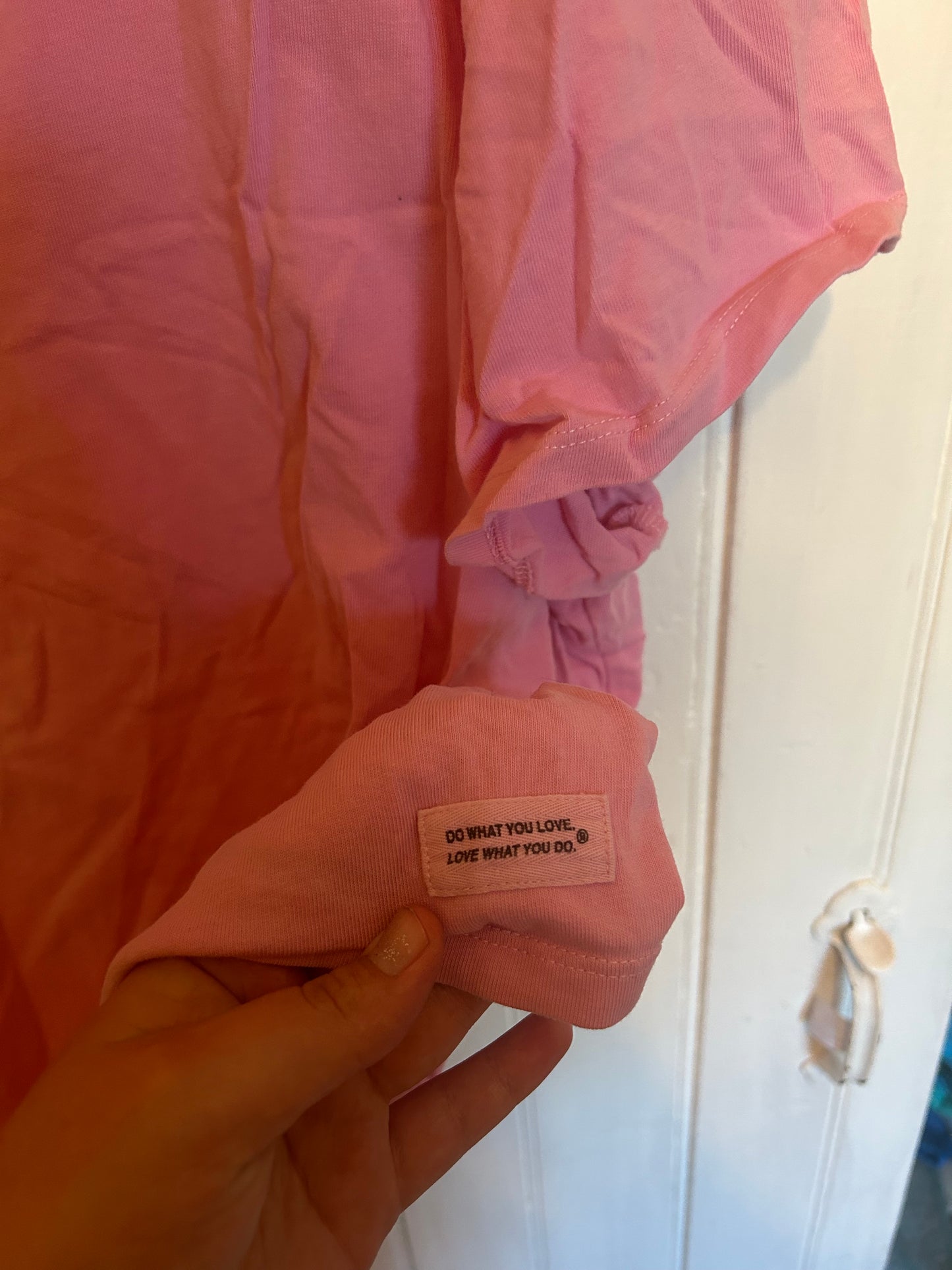 Life is good xxxl pink vneck tshirt