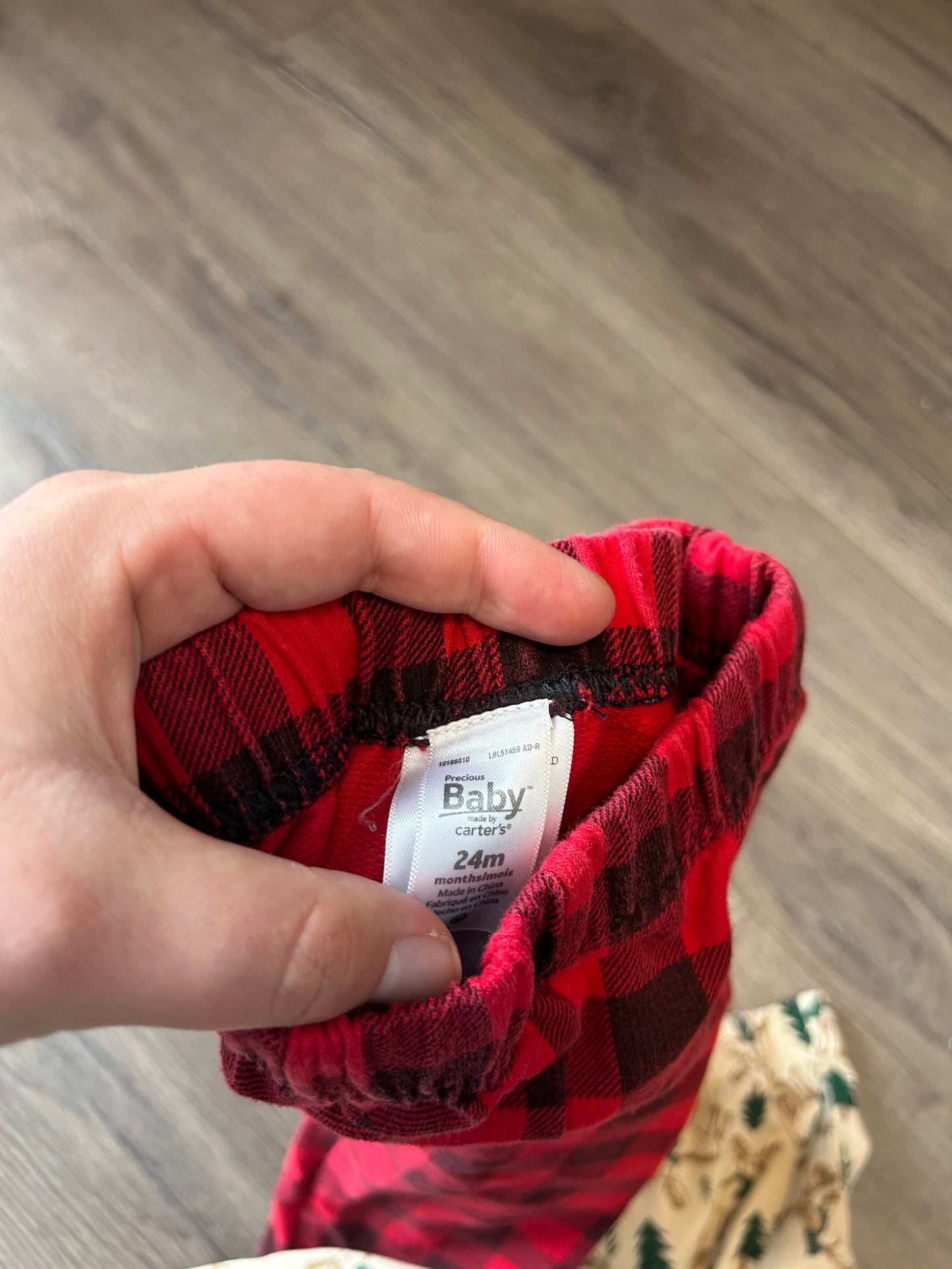 24m gingham moose pants bundle