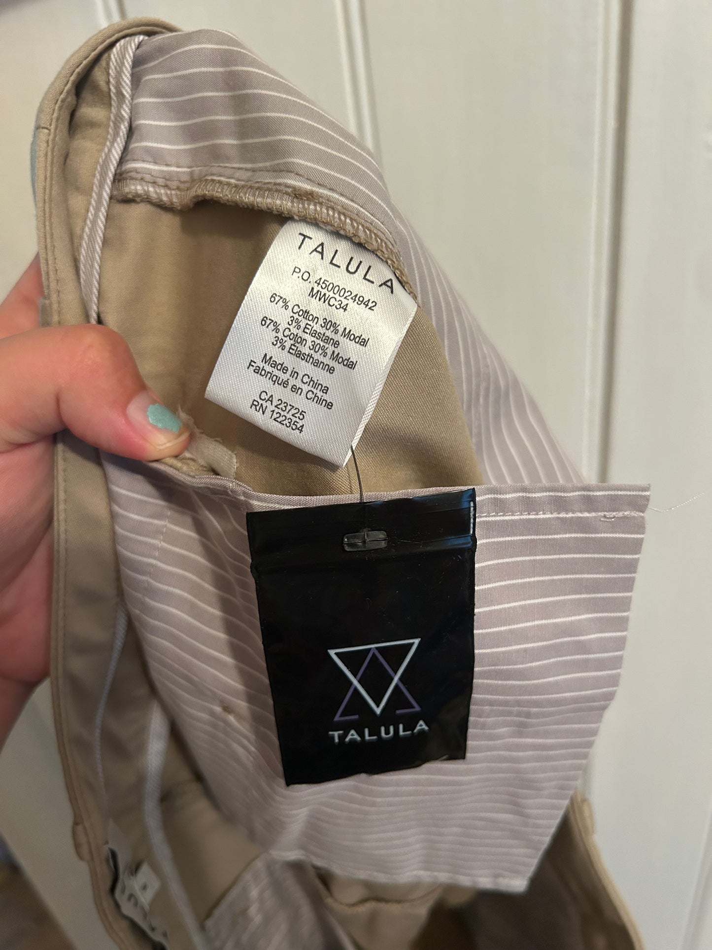Talula Aritzia 8 tan shorts