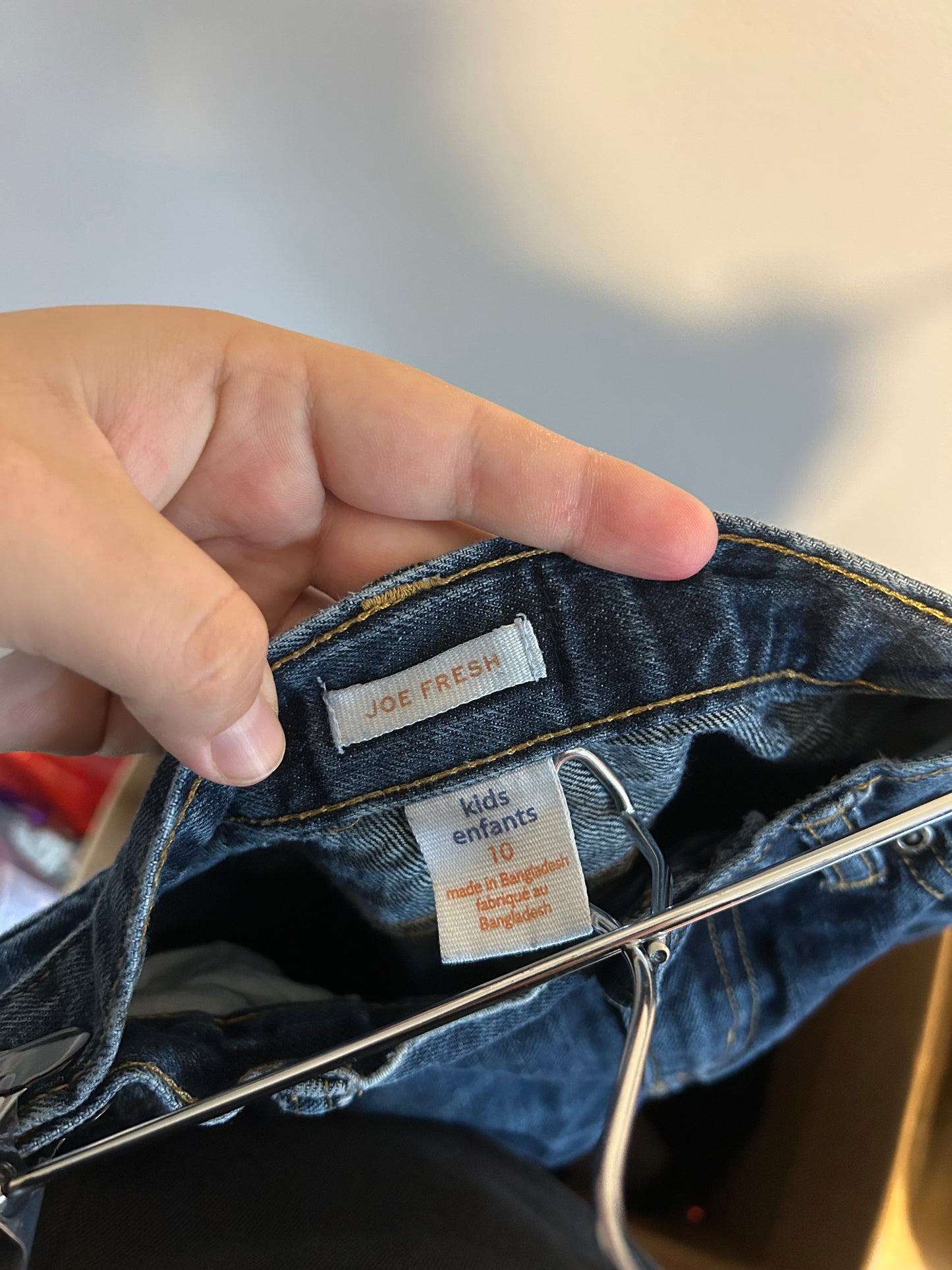 Joe fresh youth 10 medium wash straight leg jeans