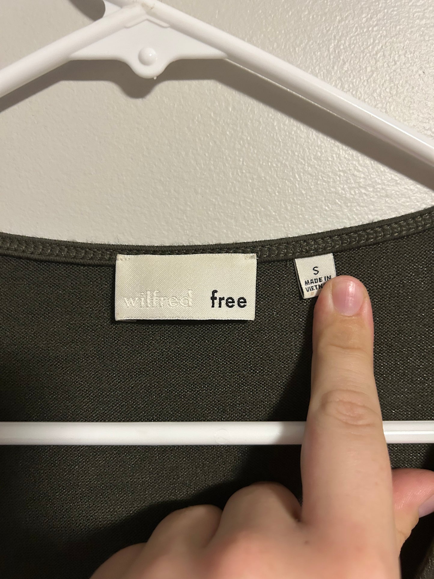 Wilfred free small green tunic