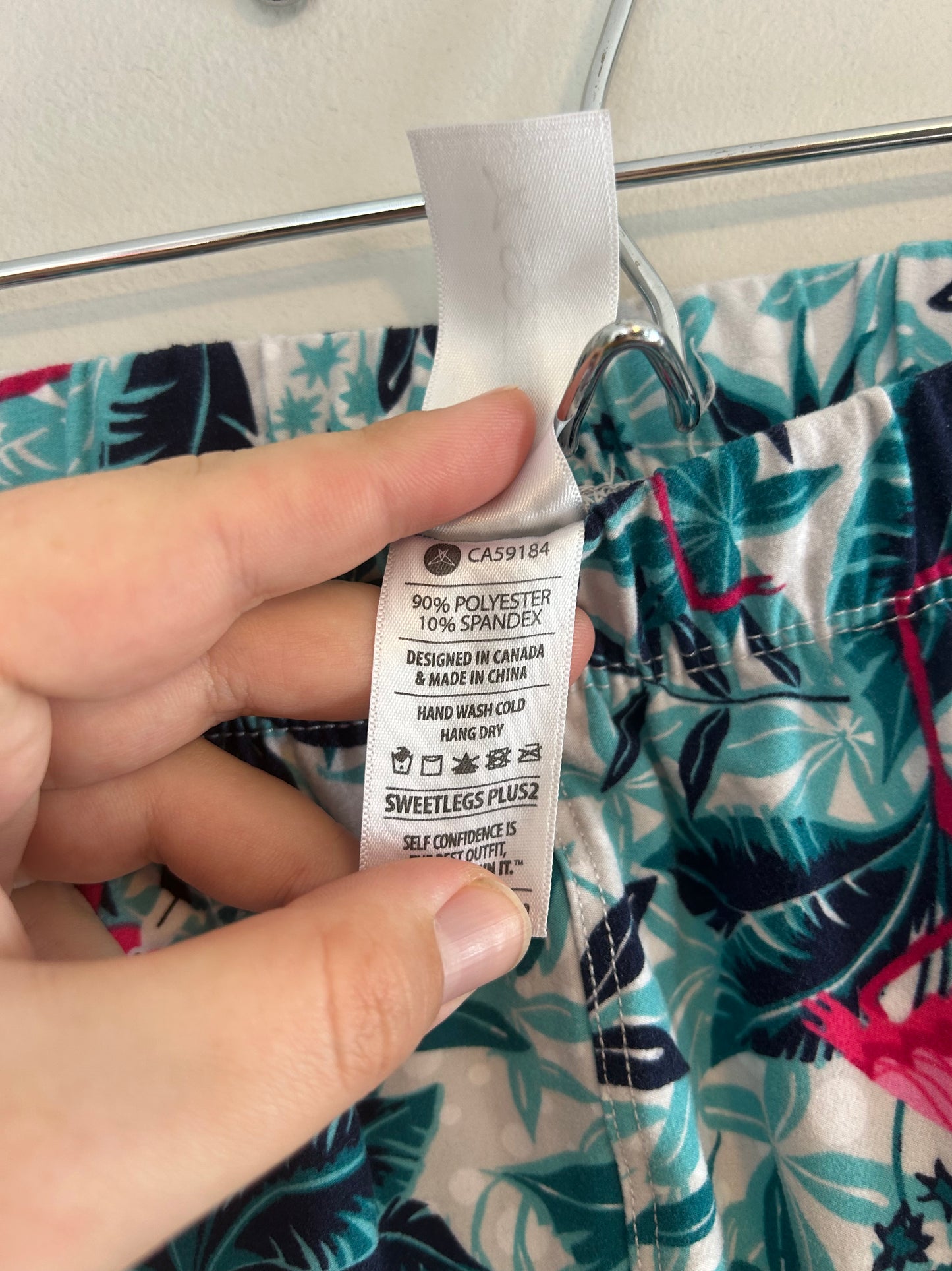 Sweetlegs plus 2 flamingo leggings