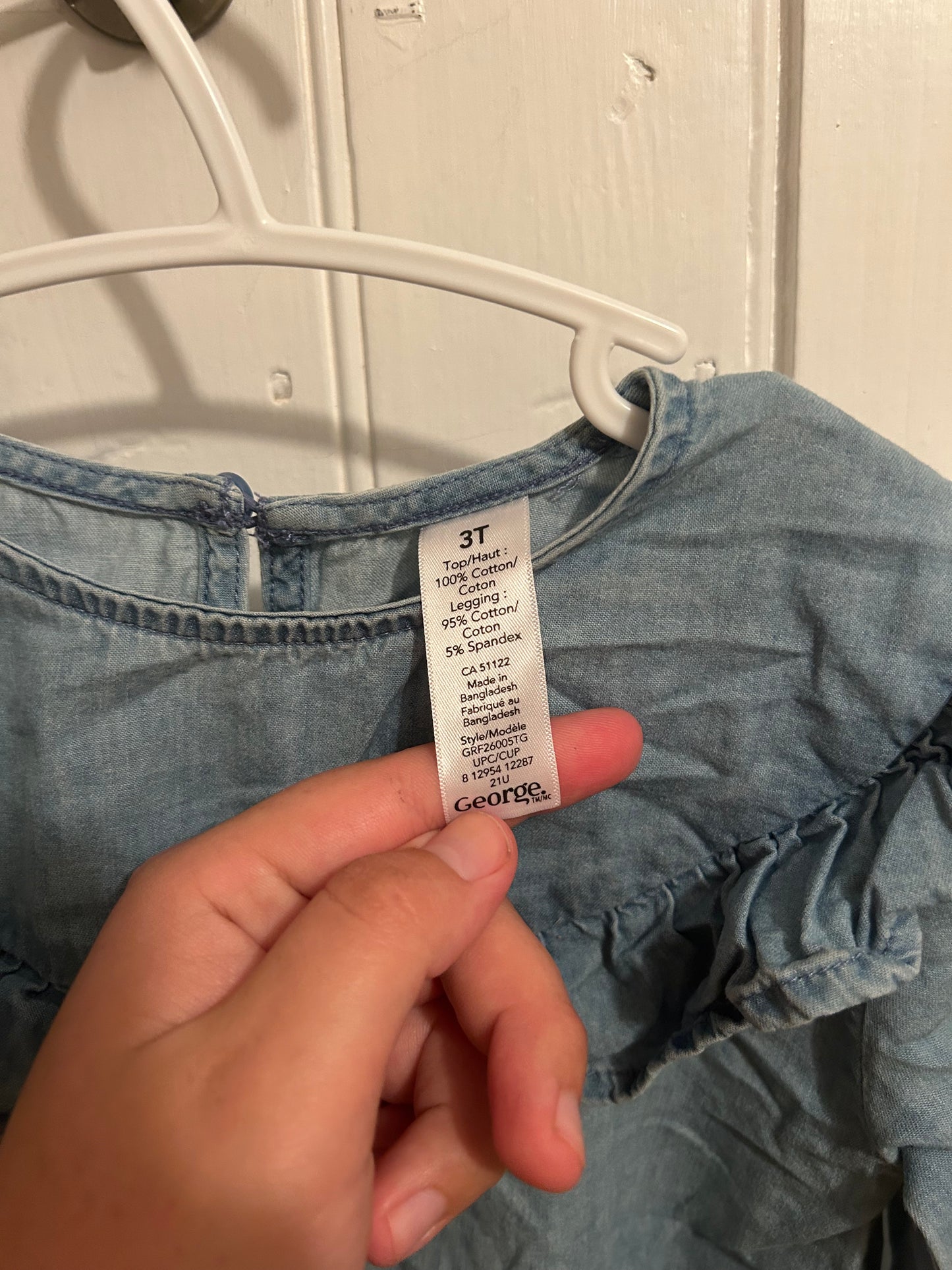 George 3t denim top