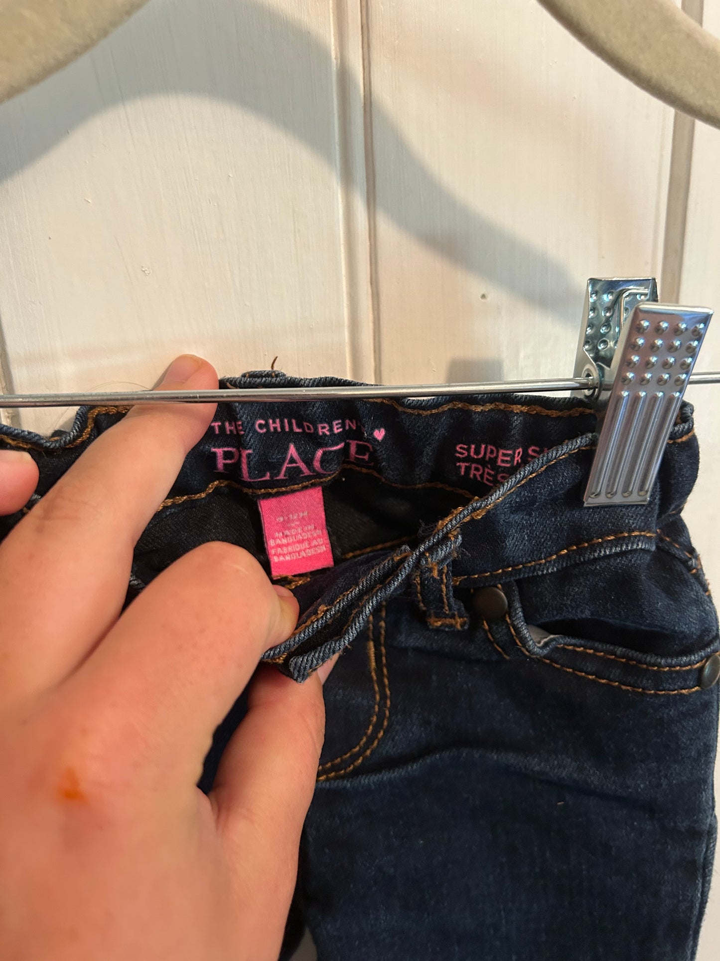 The children’s place 9/12m dark wash skinny jeans