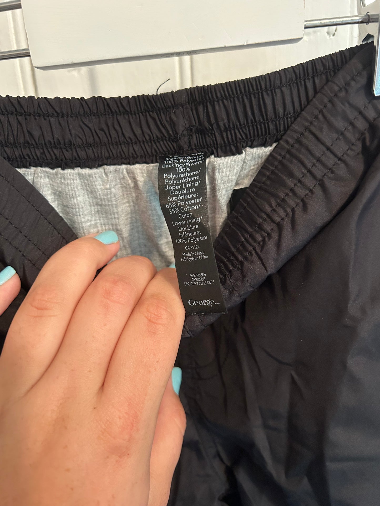 George 18/24m black splash pants