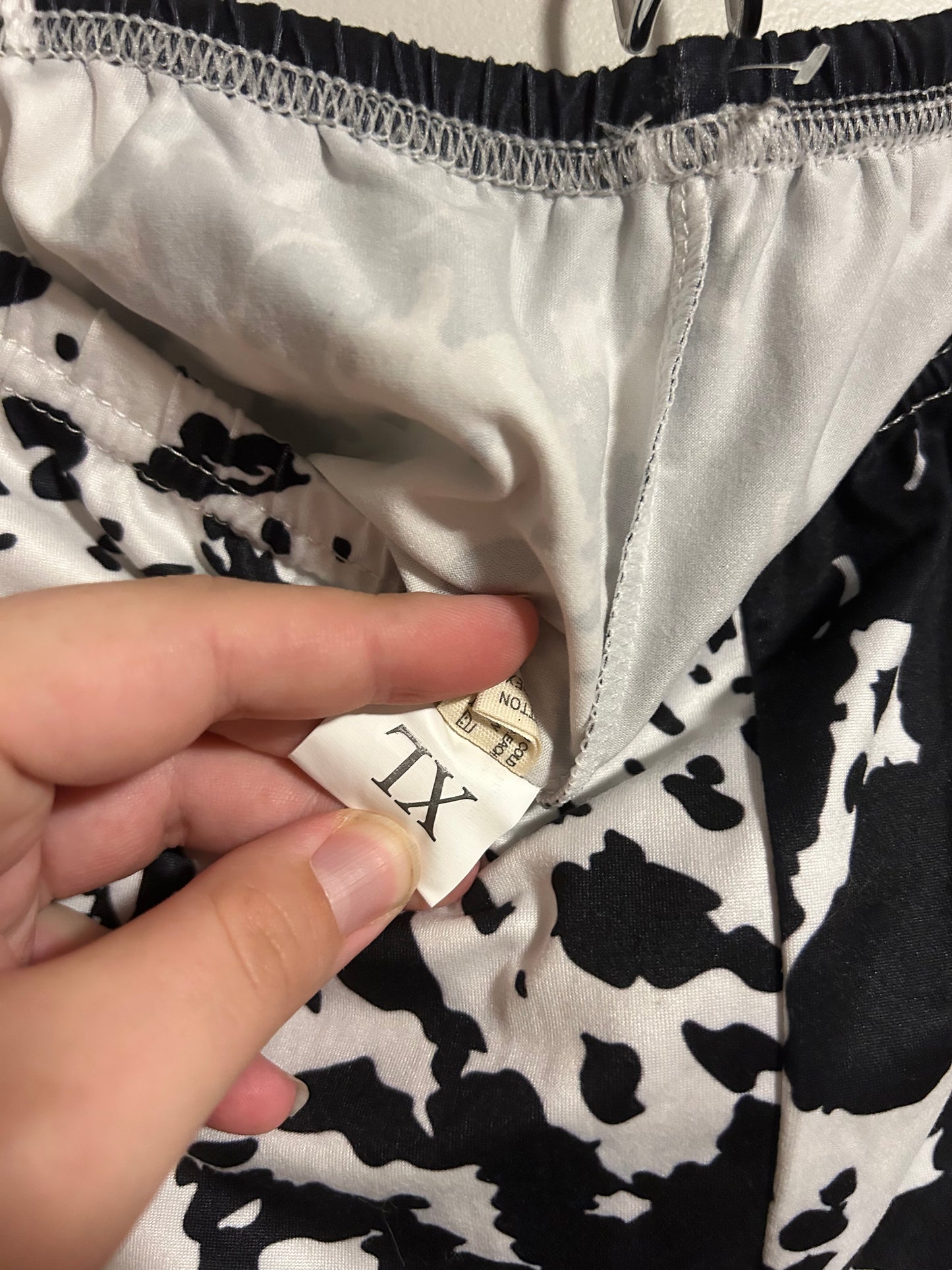 Small shop xl cow print bell bottoms