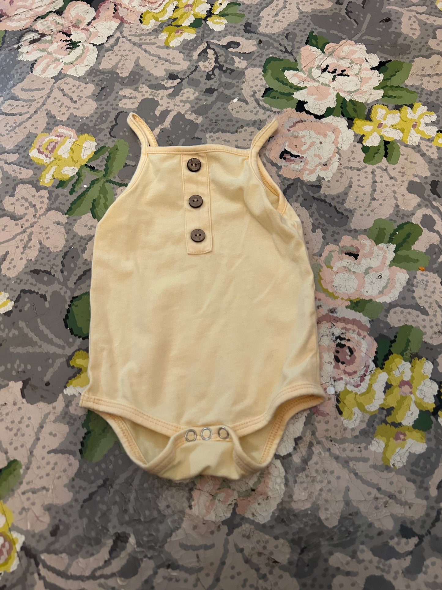 6m yellow tank onesie
