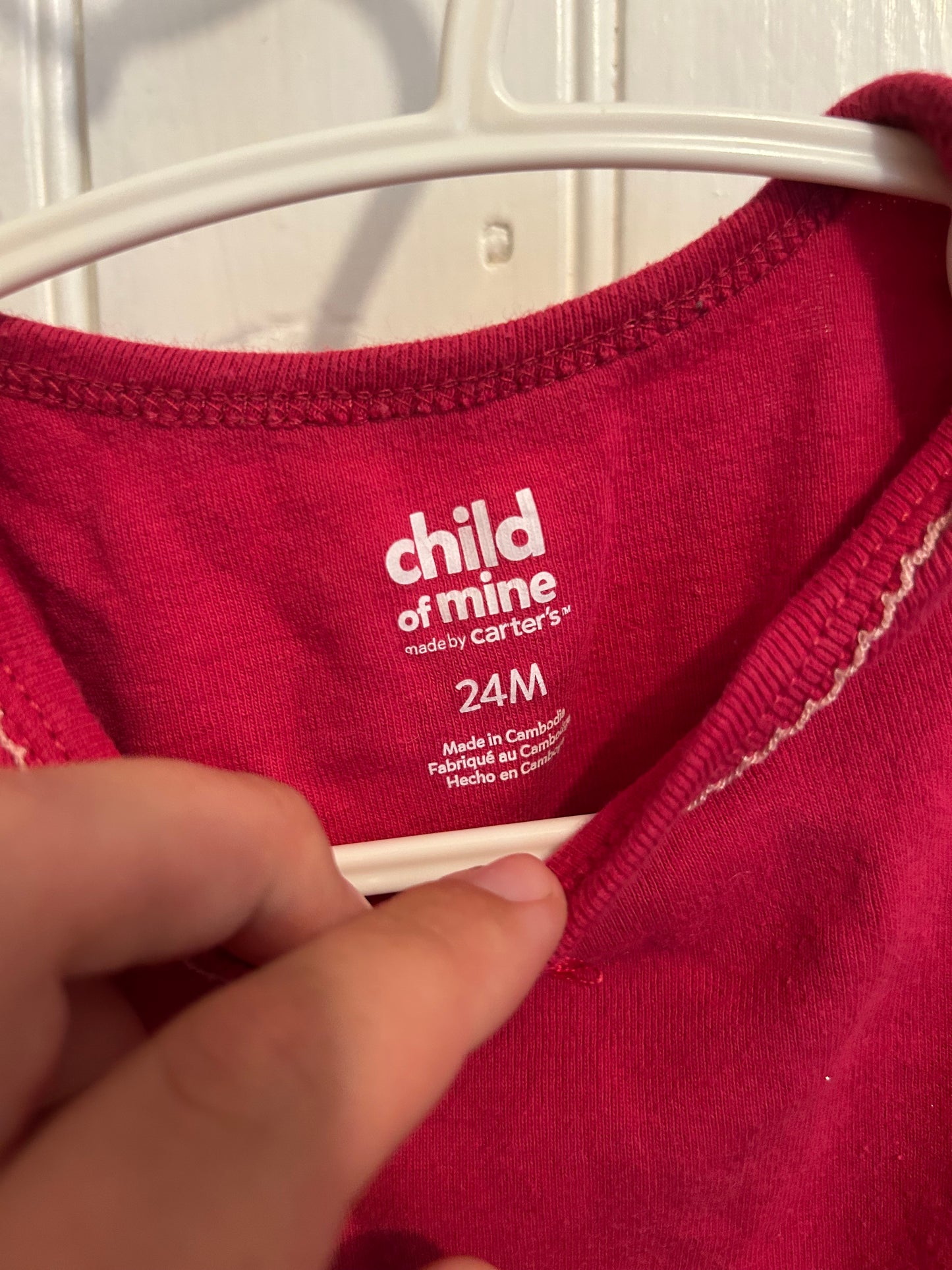 Carters 24m pink cat Tshirt