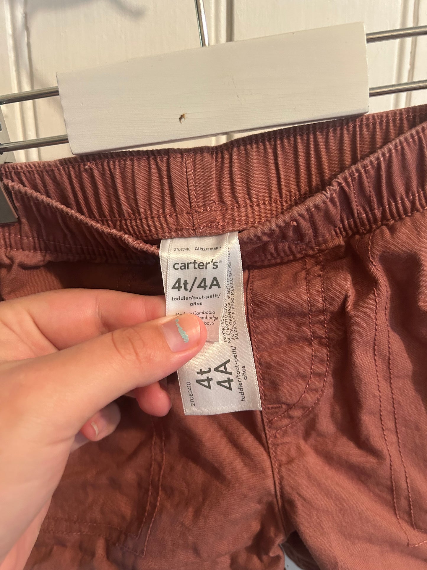 Carters 4t brown shorts