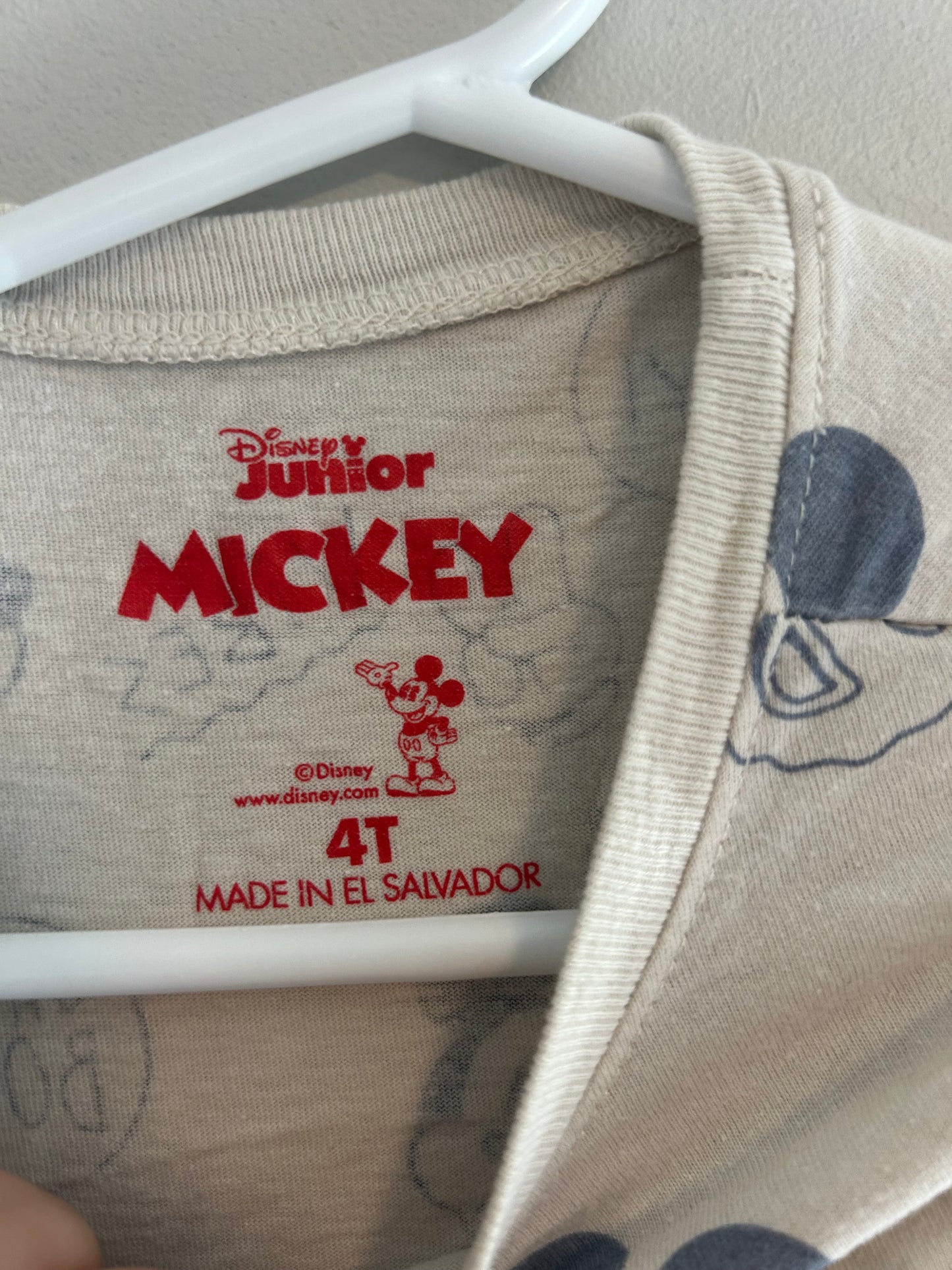 Disney 4t white & blue Mickey graphic T-shirt