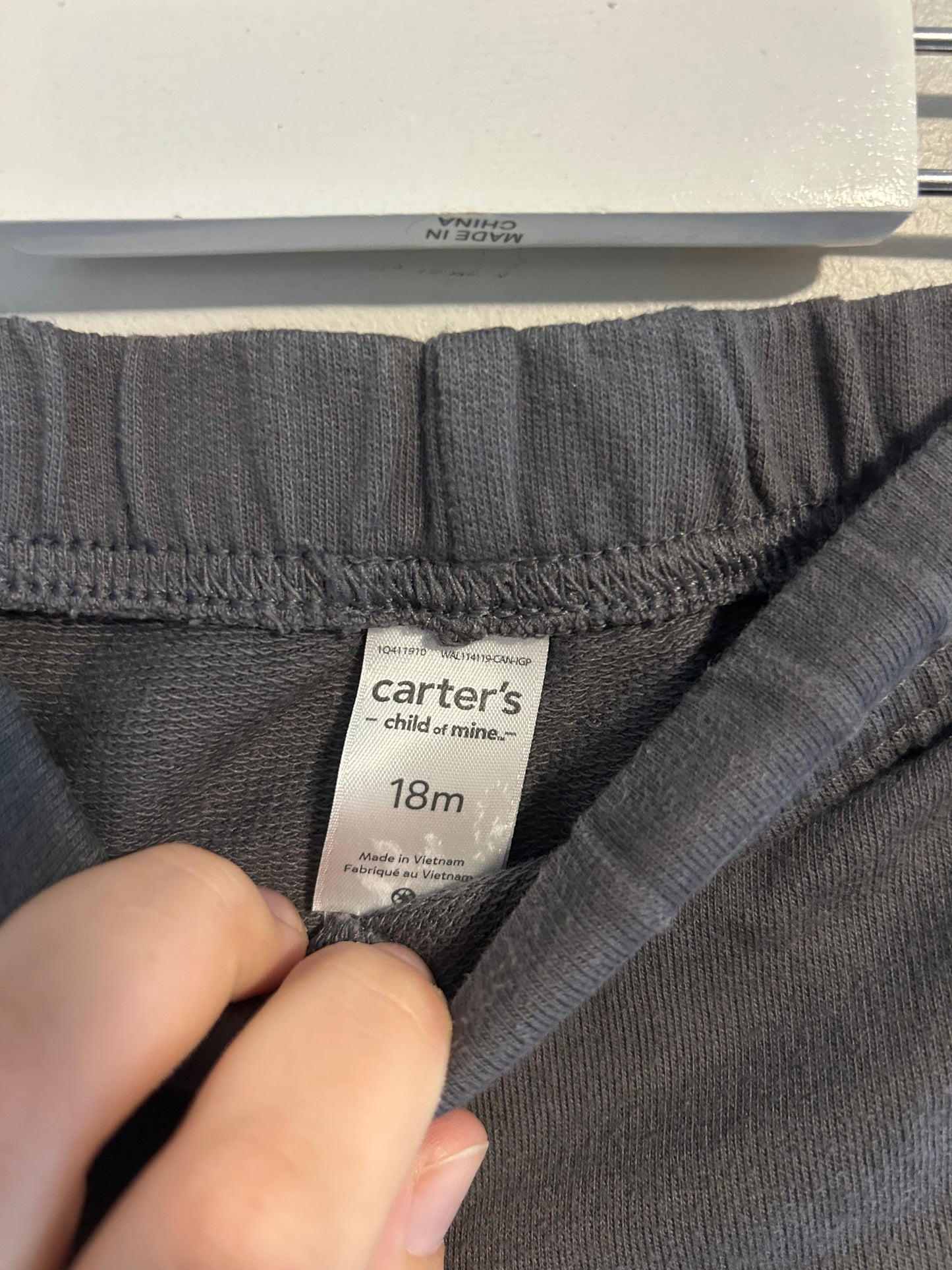 Carters 18m black joggers