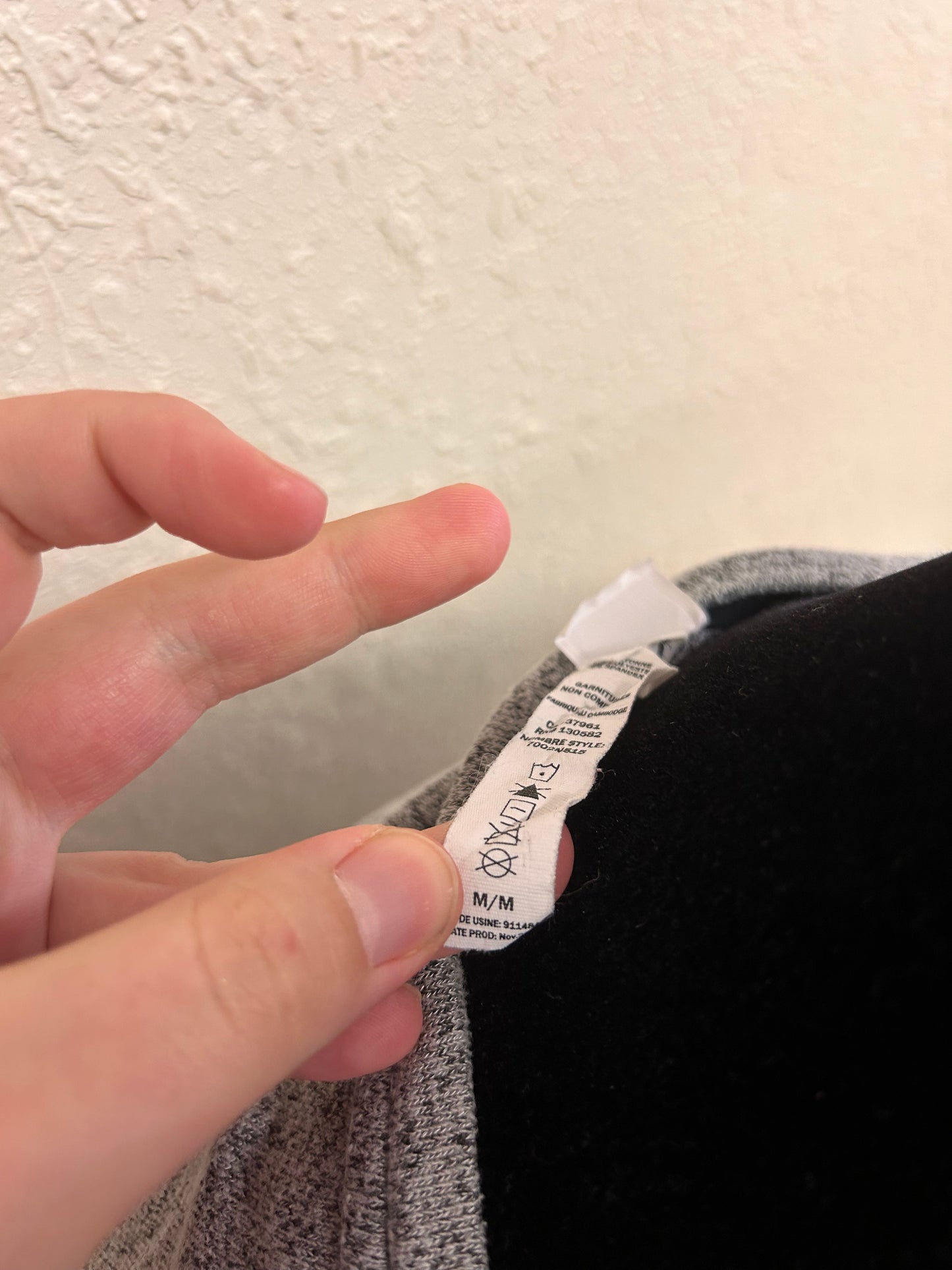 Diadora medium grey scrunch side shirt