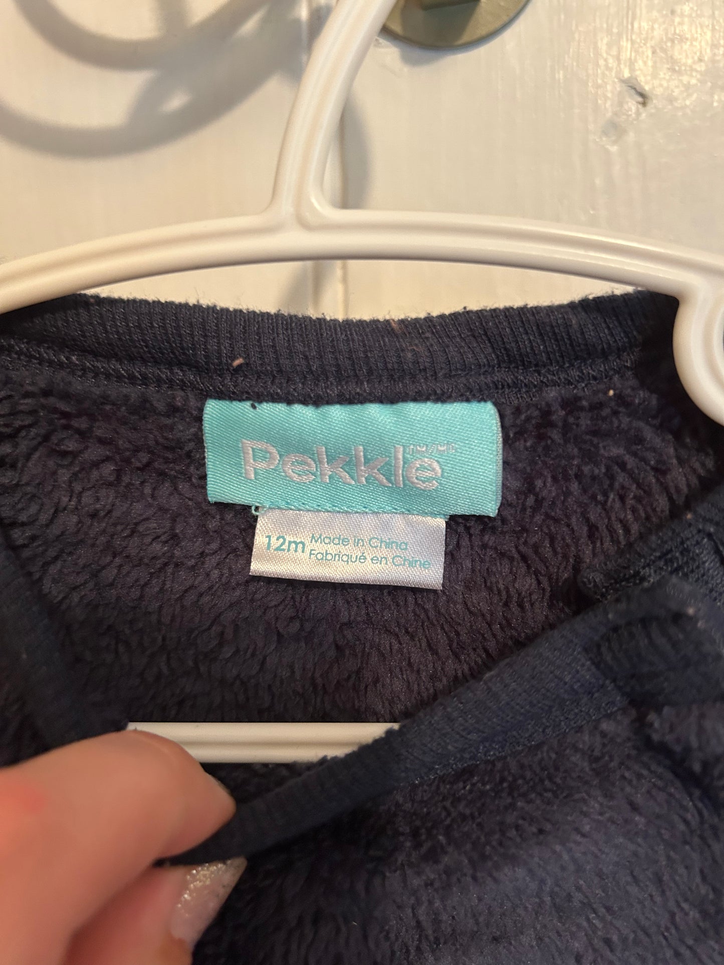 Pekkle 12m blue Sherpa truck sweater
