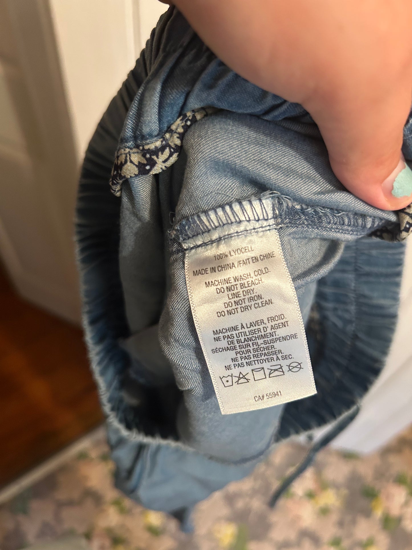 Harlow medium denim looking joggers