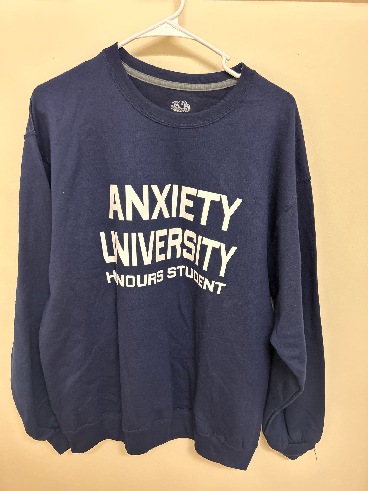 Anxiety university sweater