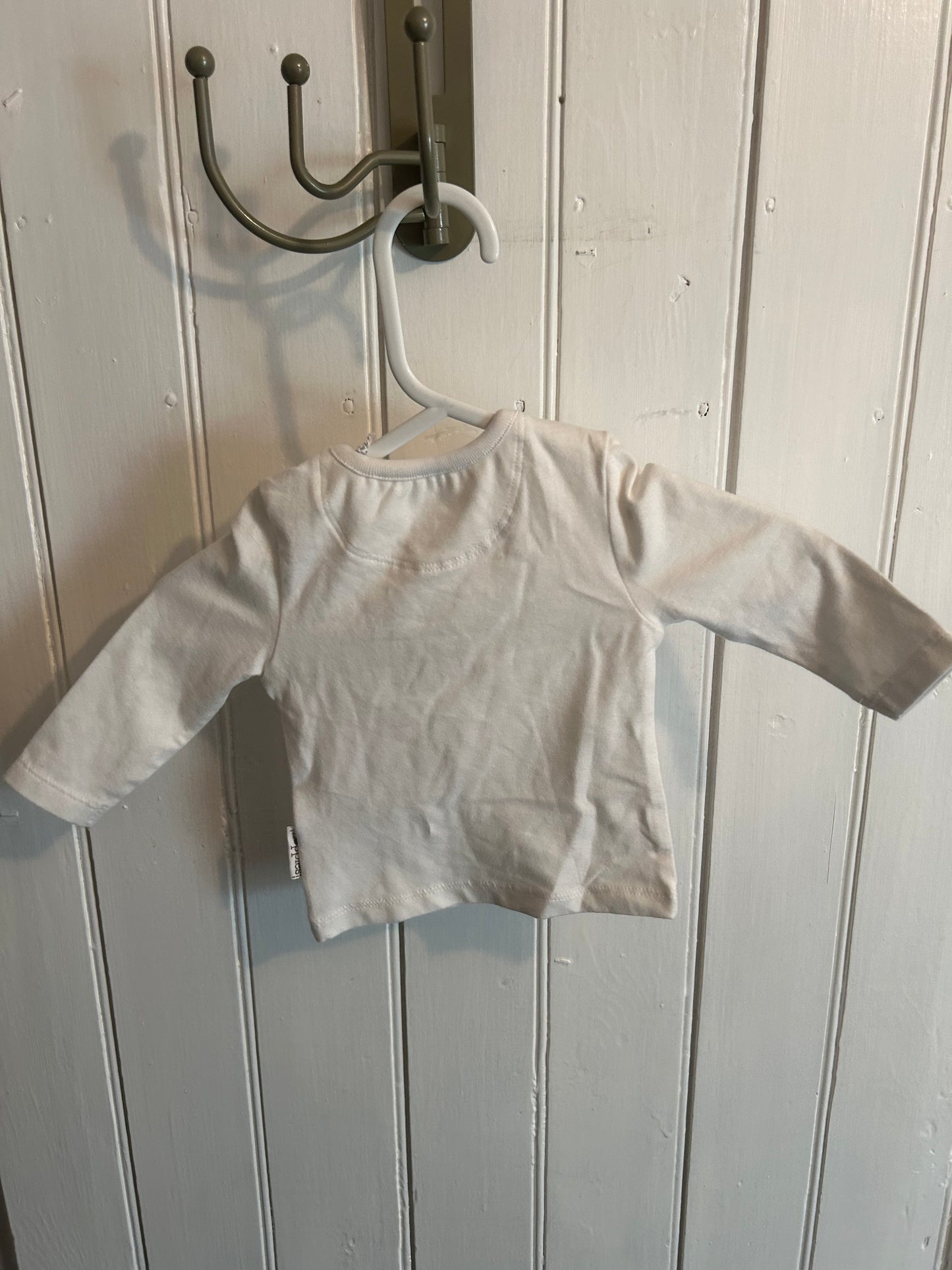 NEW Noppies 1/2m white flower long sleeve top