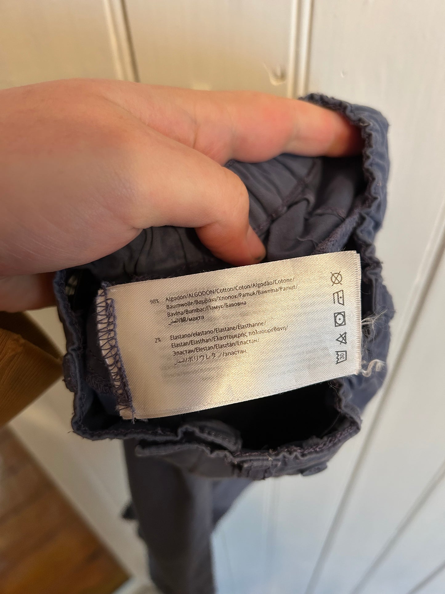 Mayoral 12m navy khaki pants