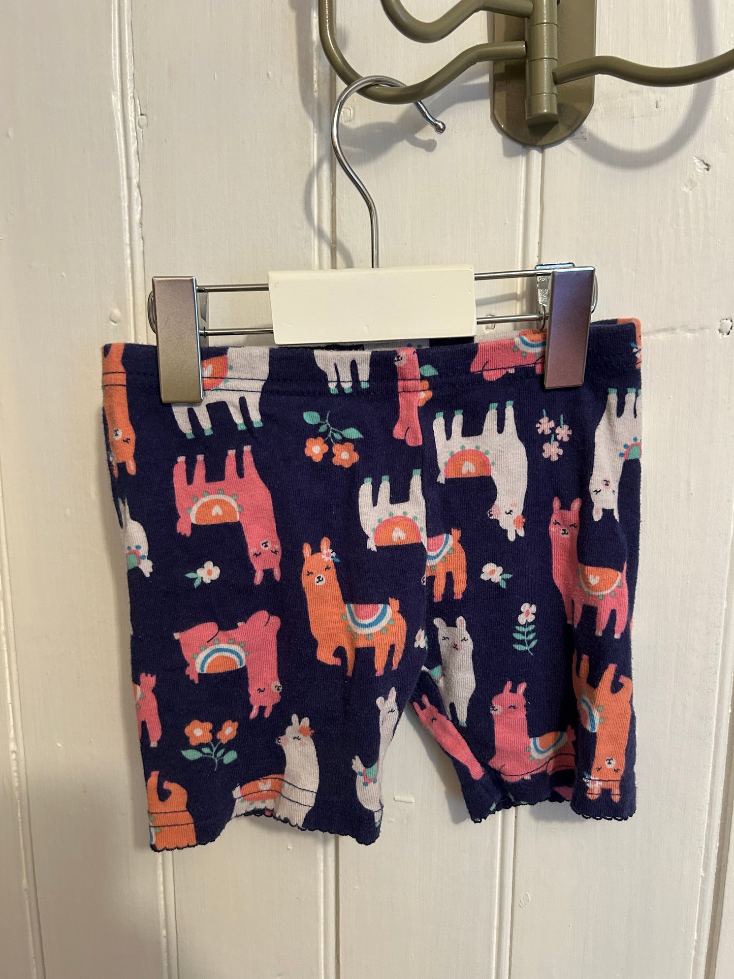 Carters 2t pink & blue llama 2pc set