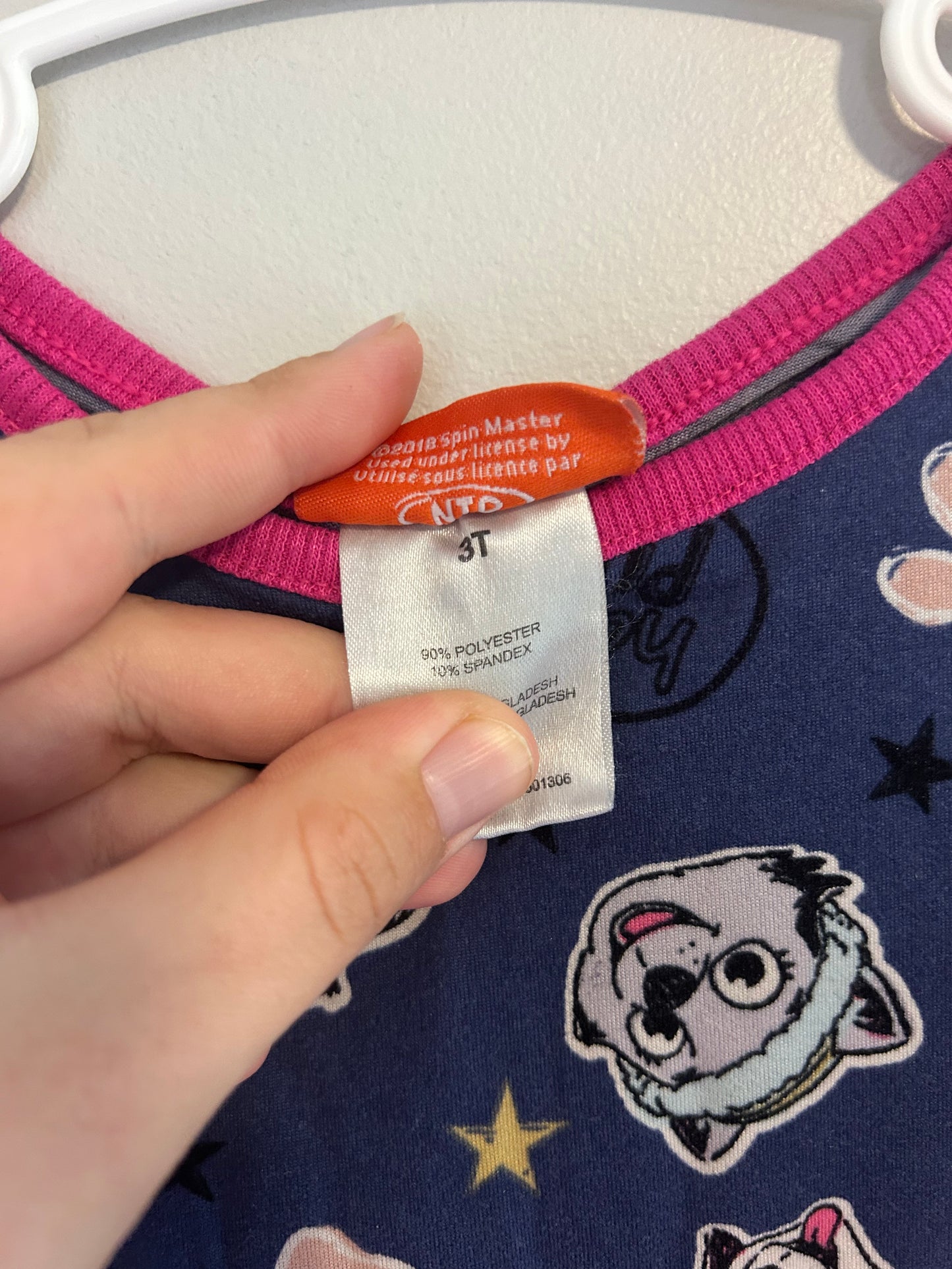 Paw patrol 3t purple long sleeve shirt