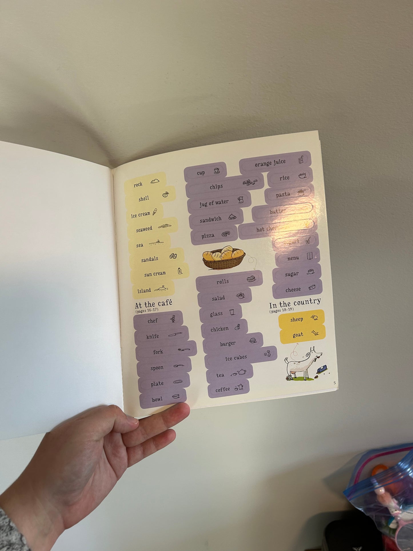 NEW usborne English sticker book