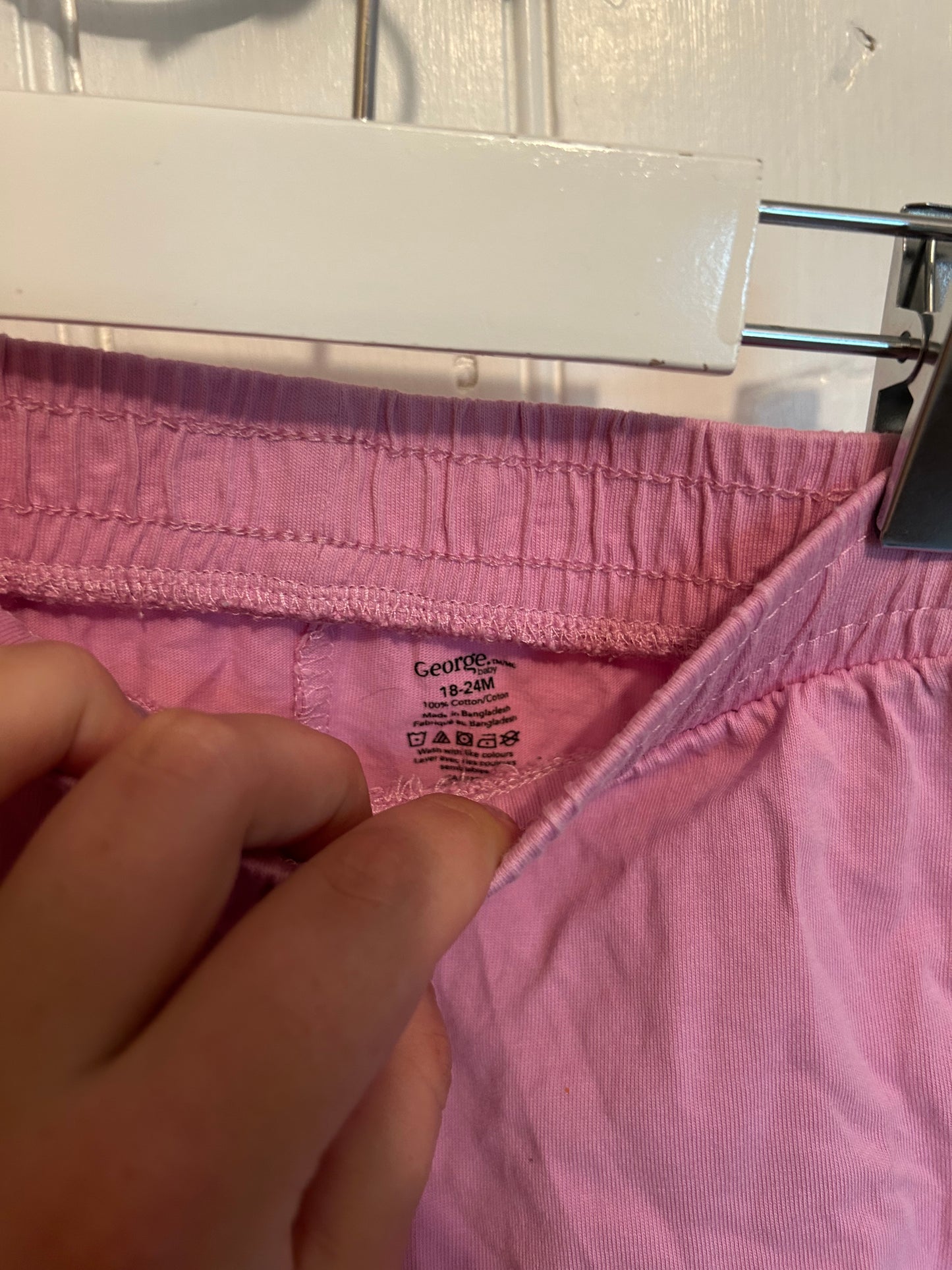 George 18/24m pink shorts