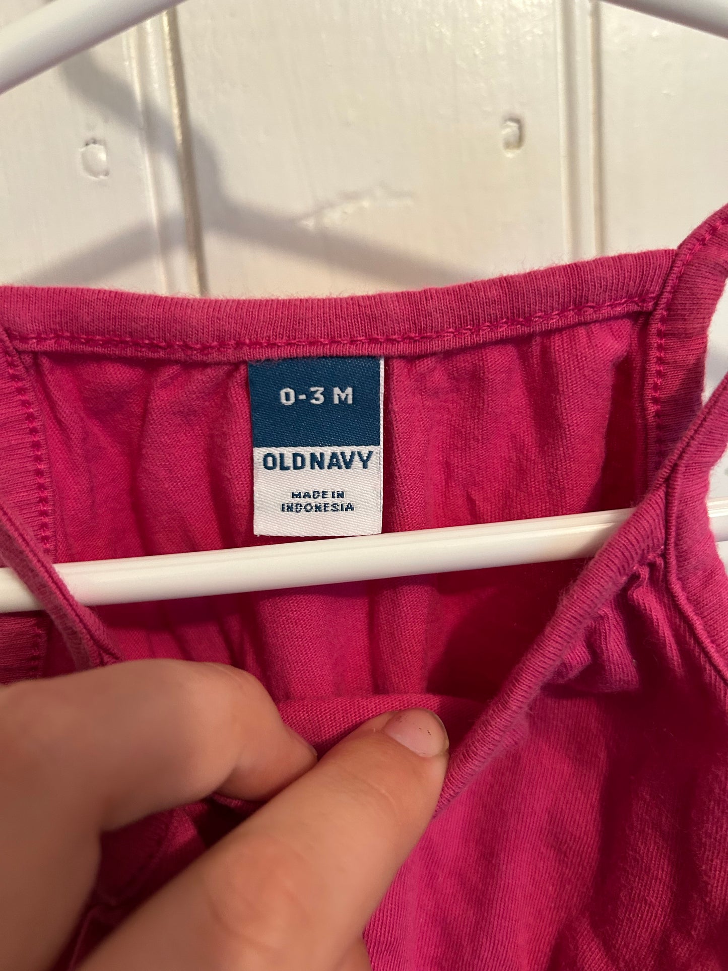 Old navy 0/3m pink romper