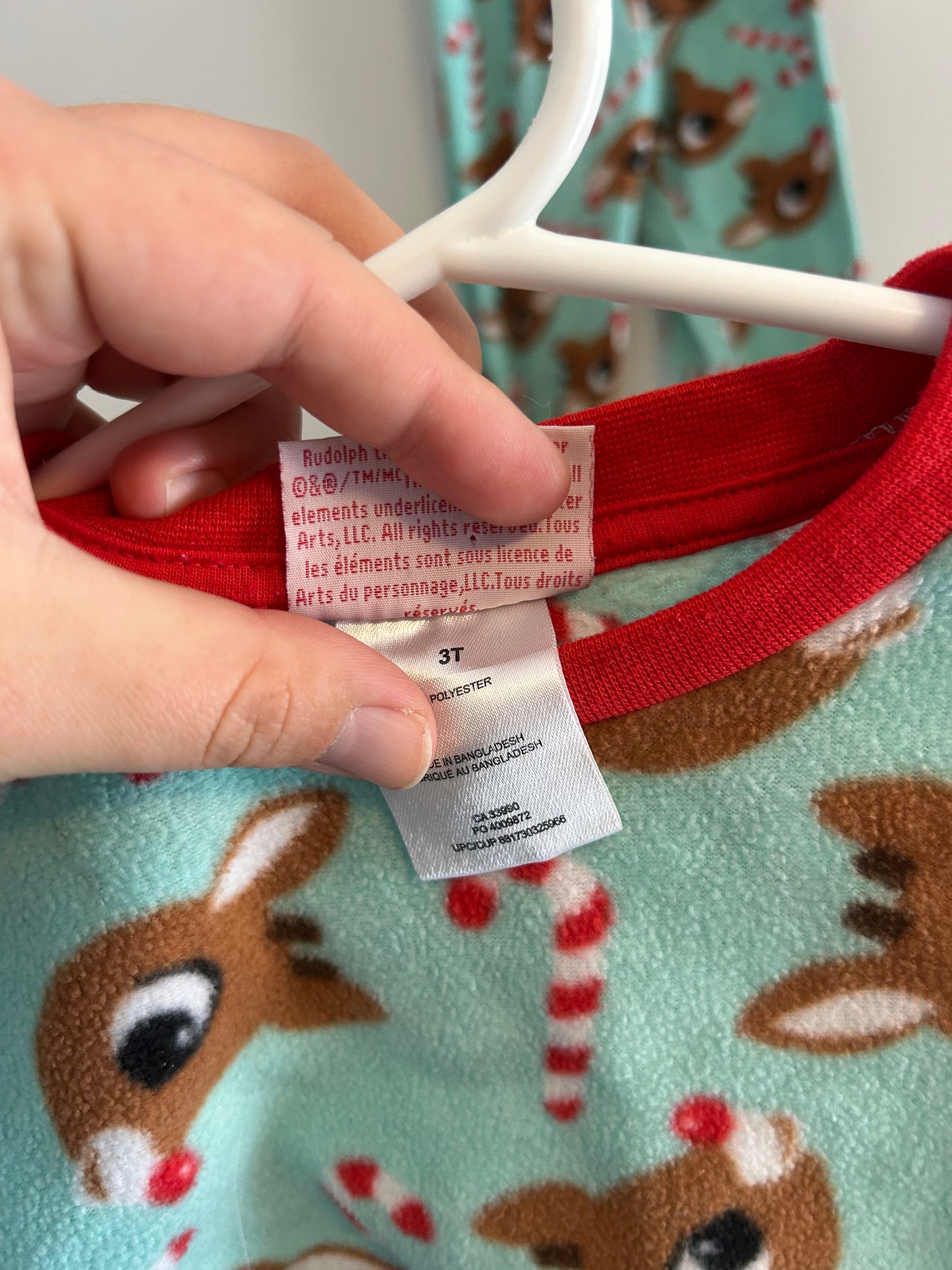 Rudolph 3t fleece 2pc set