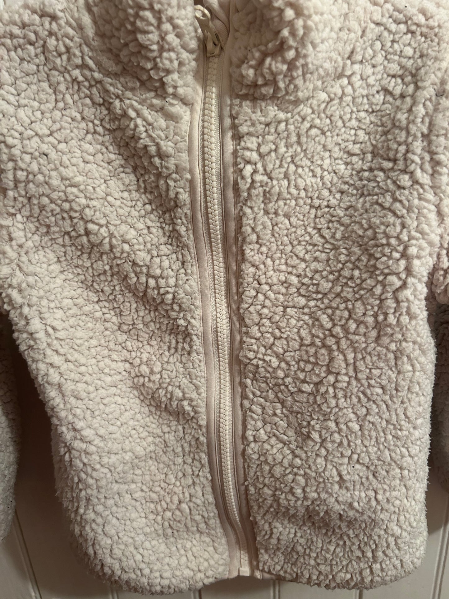 Joe fresh youth 5 white Sherpa sweater