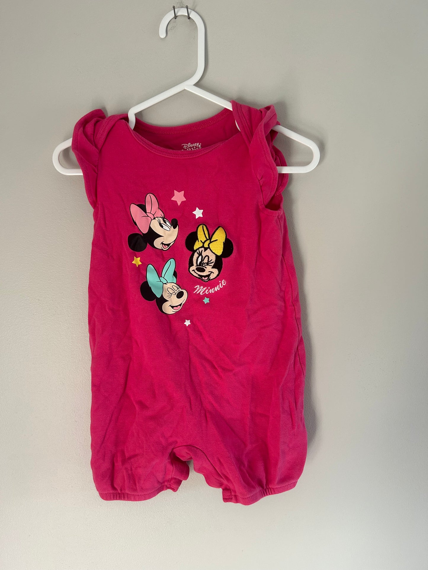 Disney 24m pink Minnie romper