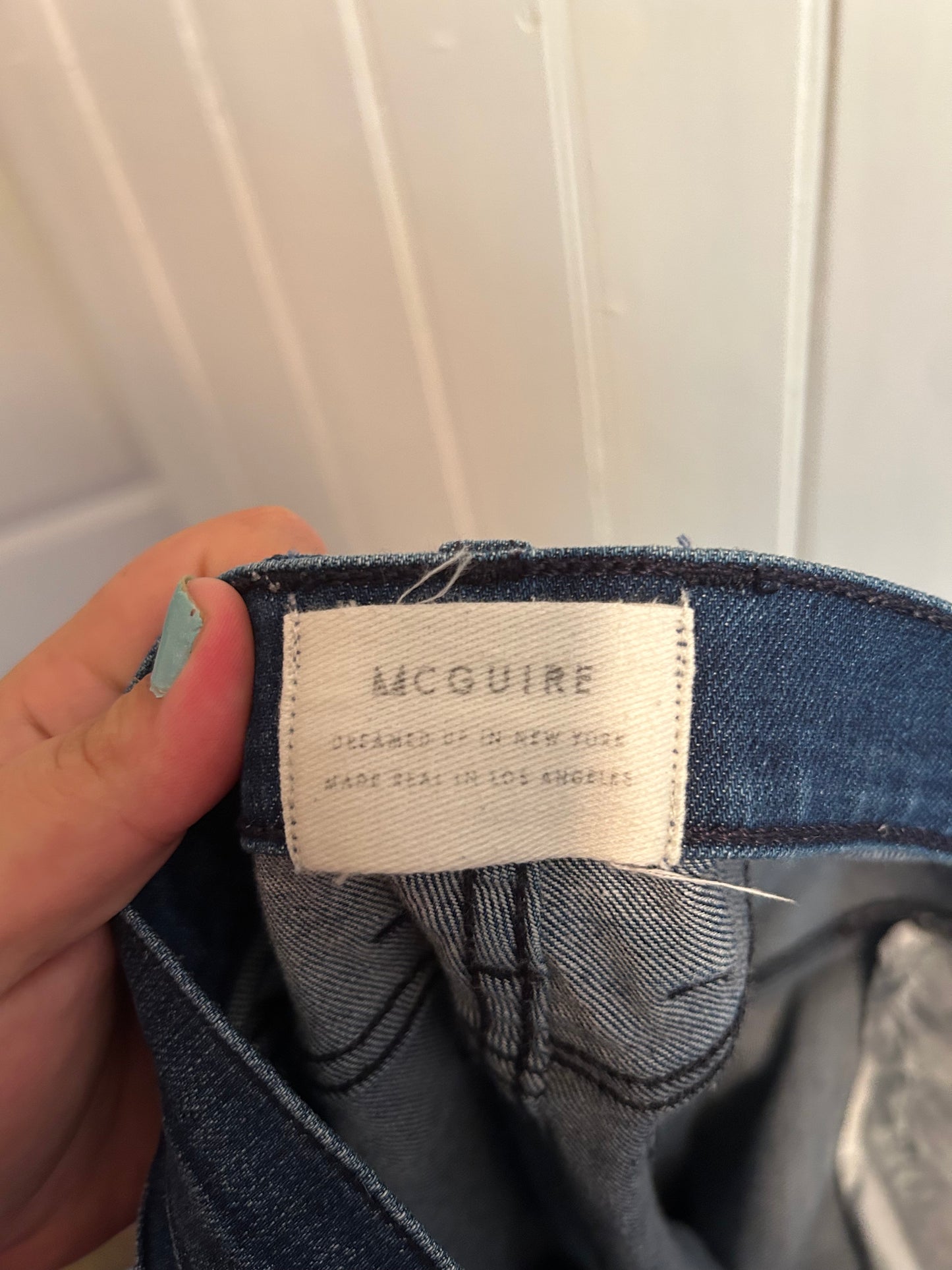 McGuire 30 medium wash skinny jeans
