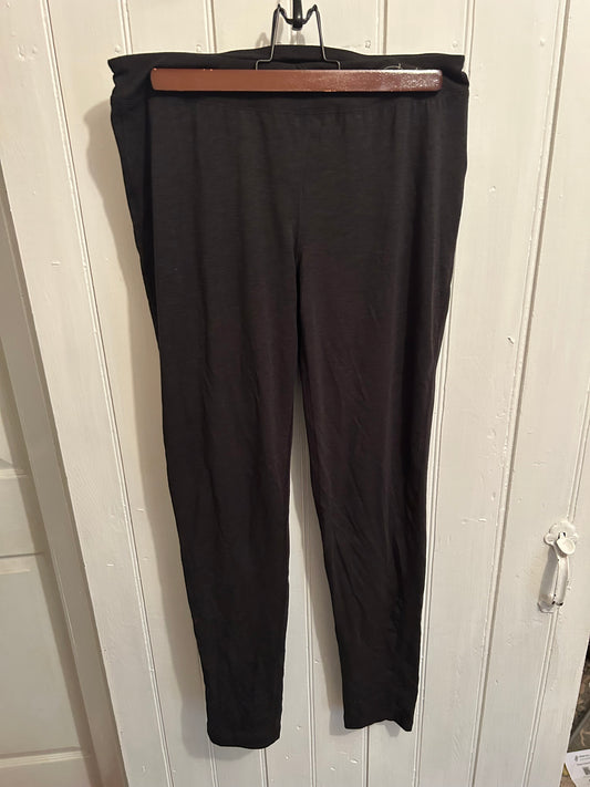 Paradox large black merino wool blend thermal leggings