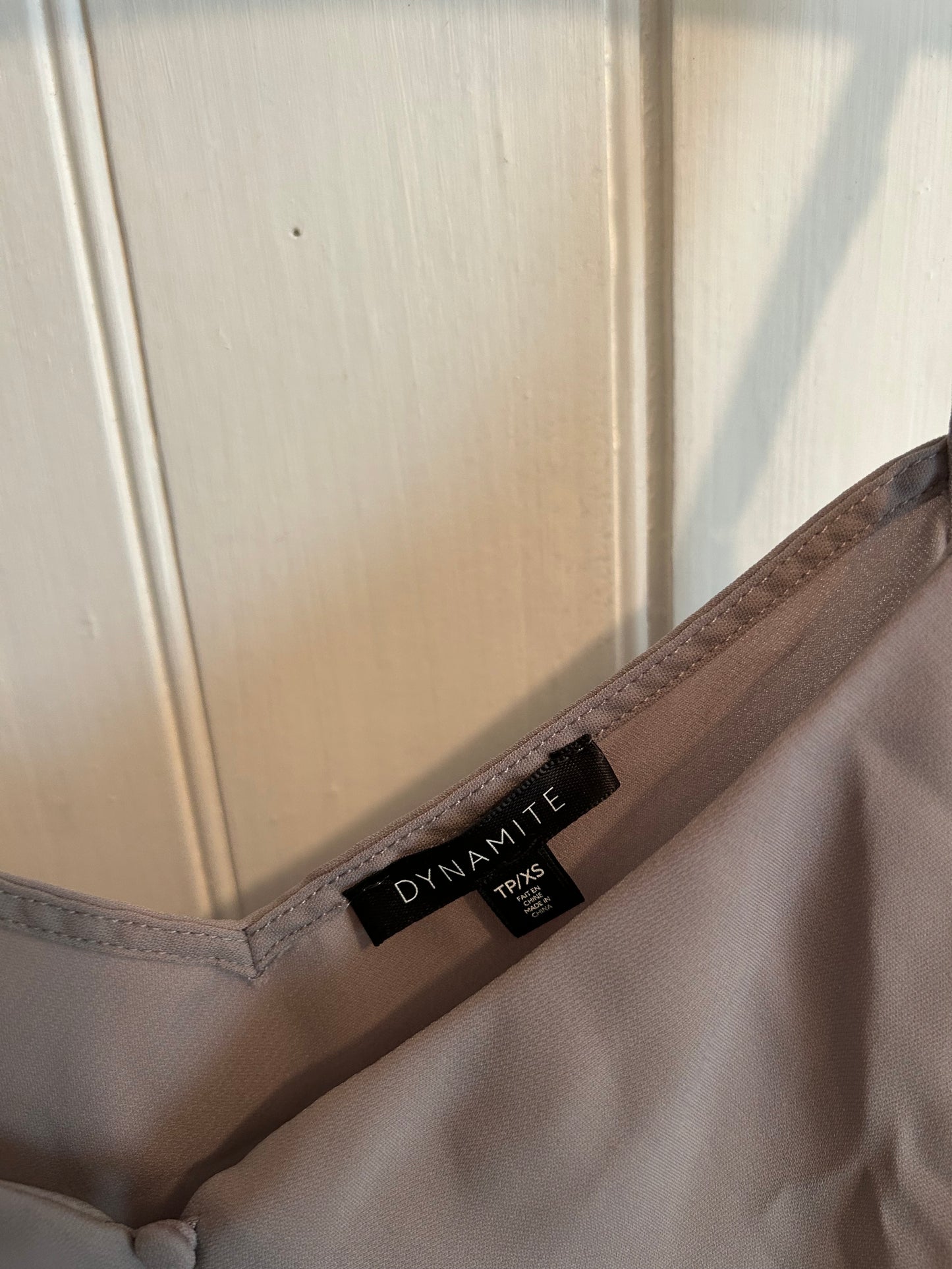 Dynamite xs grey tank top