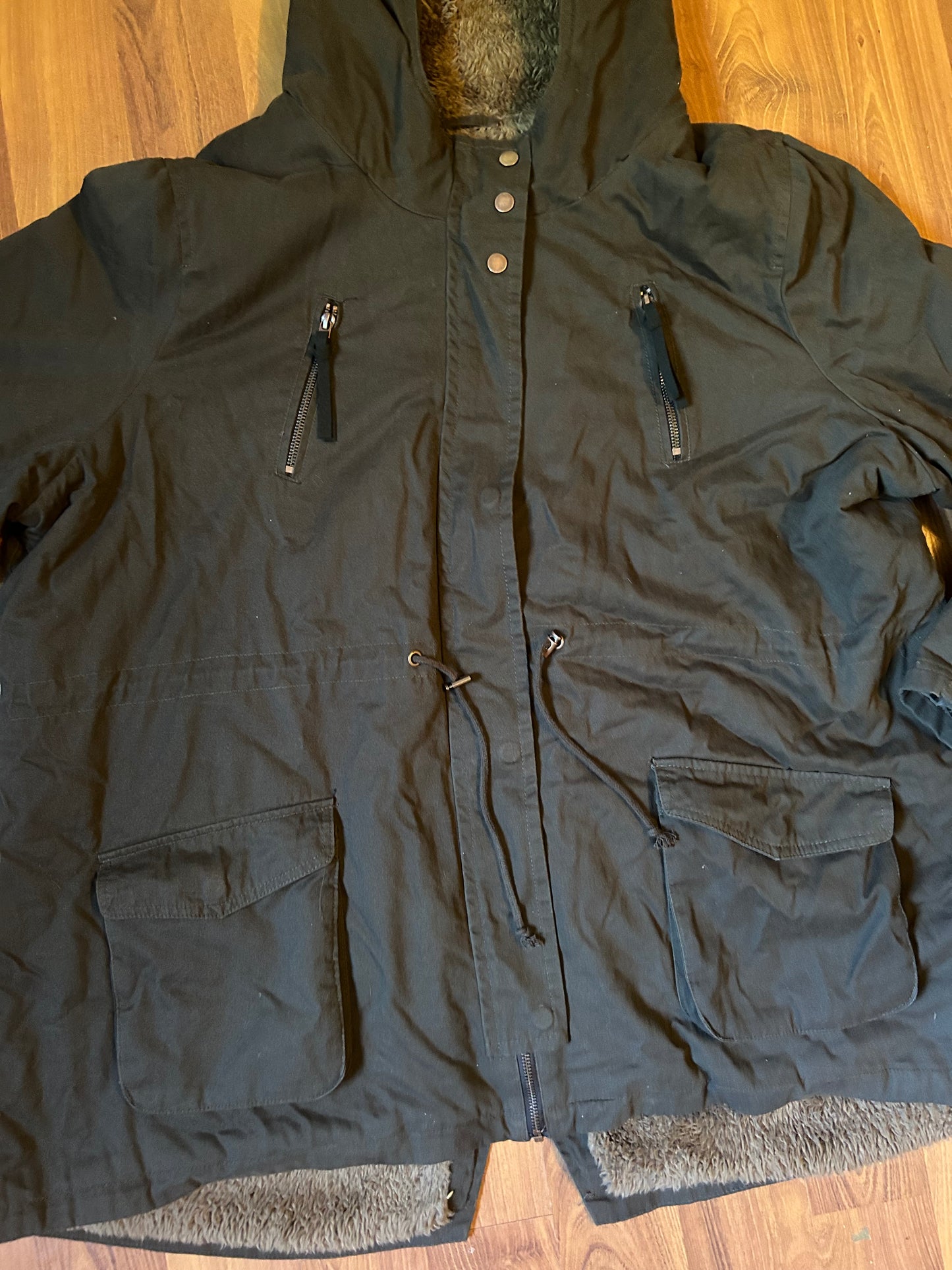 Warehouse one 3x brown Sherpa lined heavy jacket