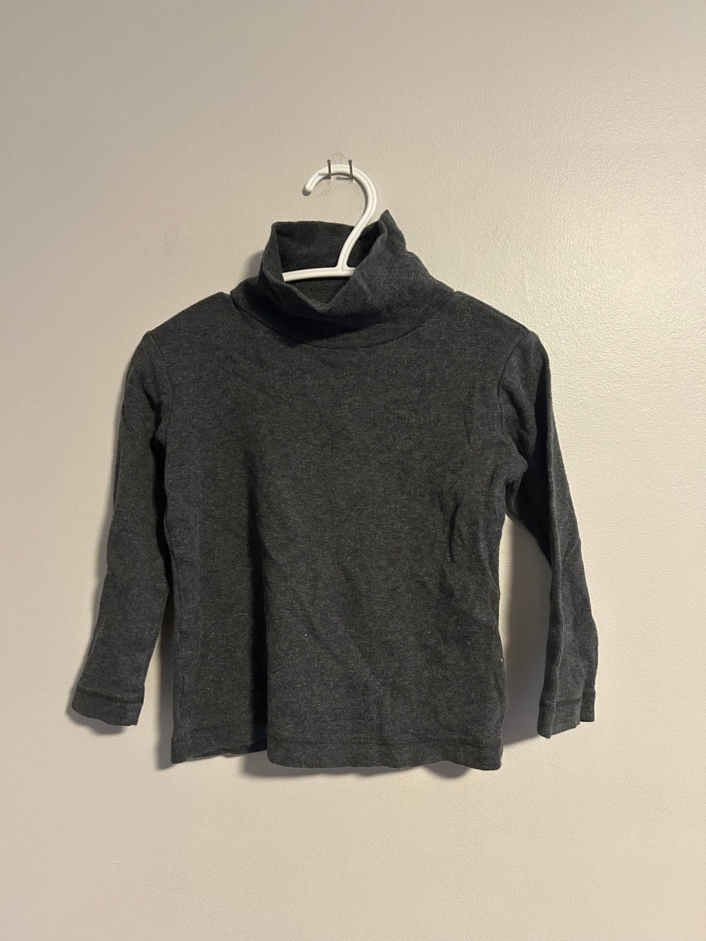 H&M 18/24m grey turtleneck long sleeve top
