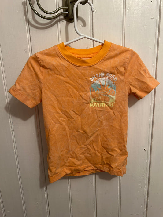 Oshkosh 2t orange road trip tshirt