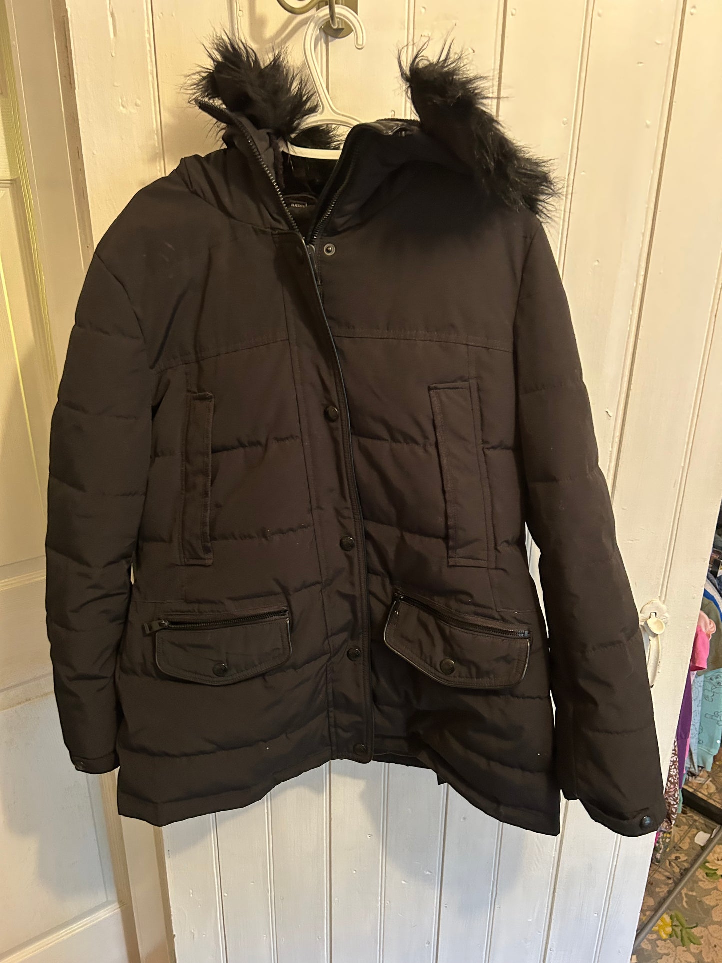 Guess xl black winter jacket