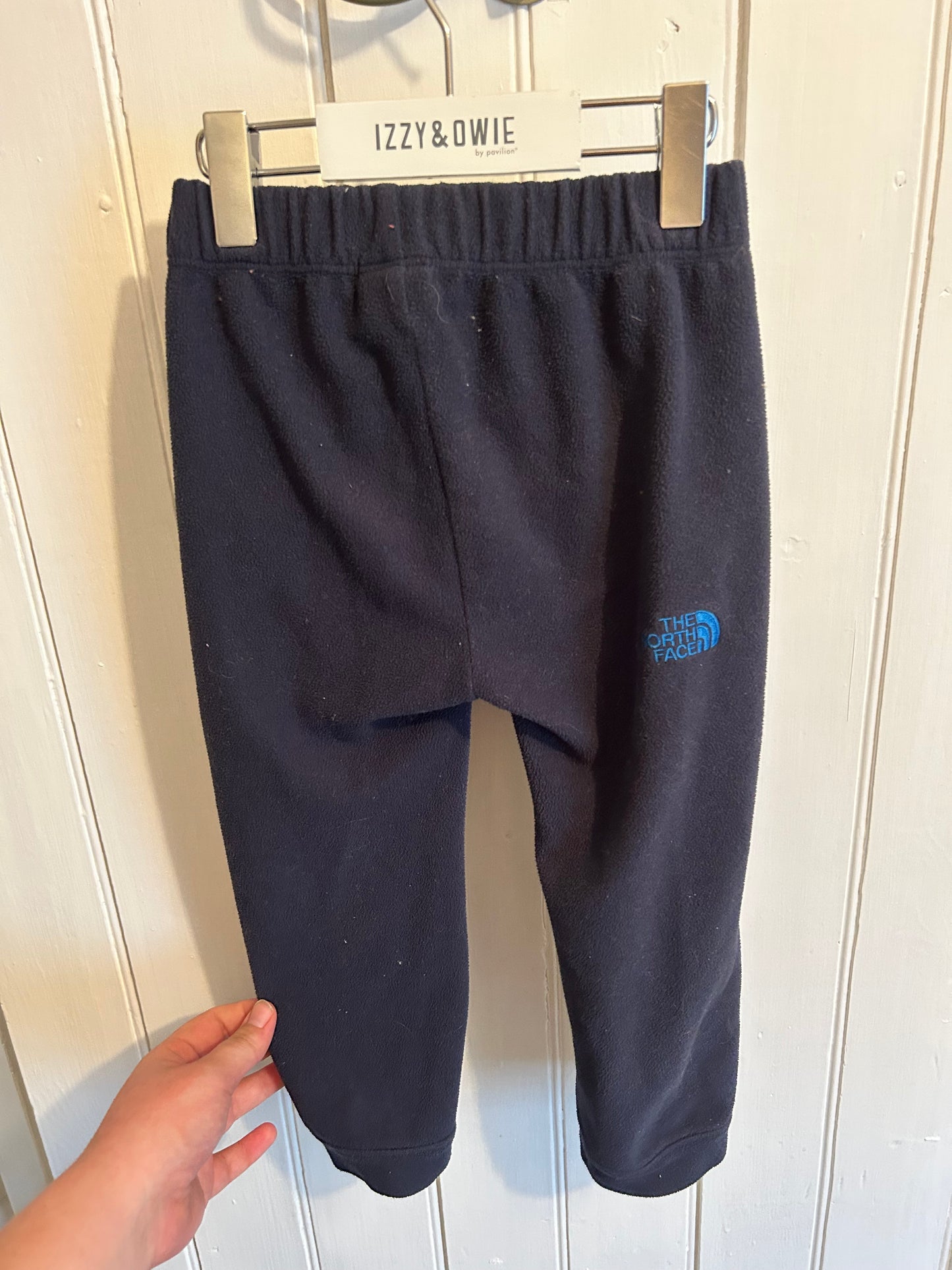North Face 18/24m navy blue fleece pants
