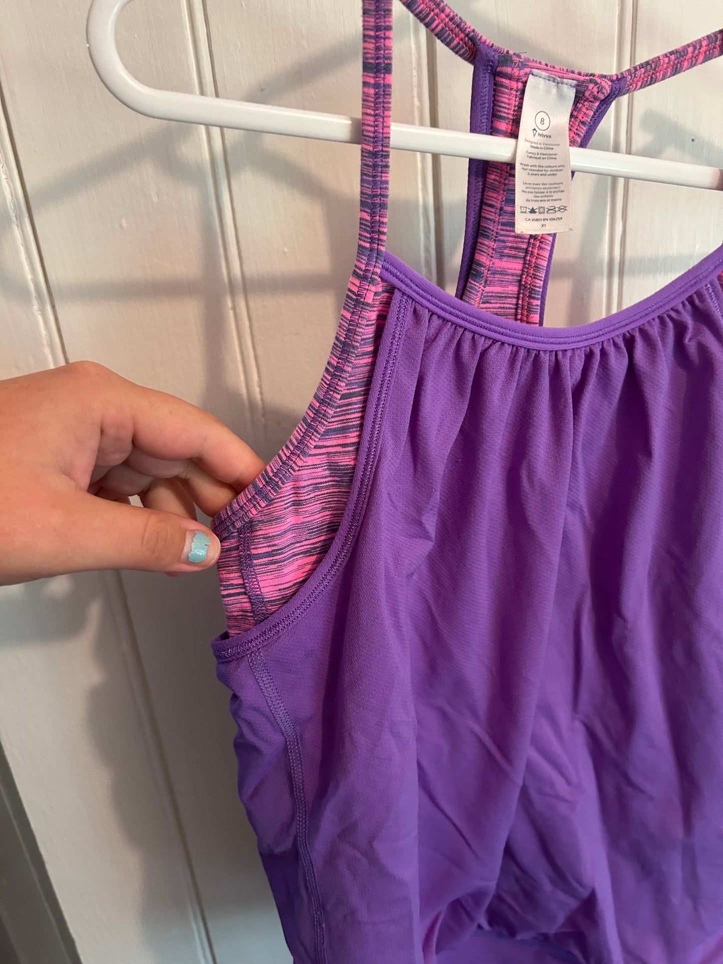 Ivivva 8 purple tank top