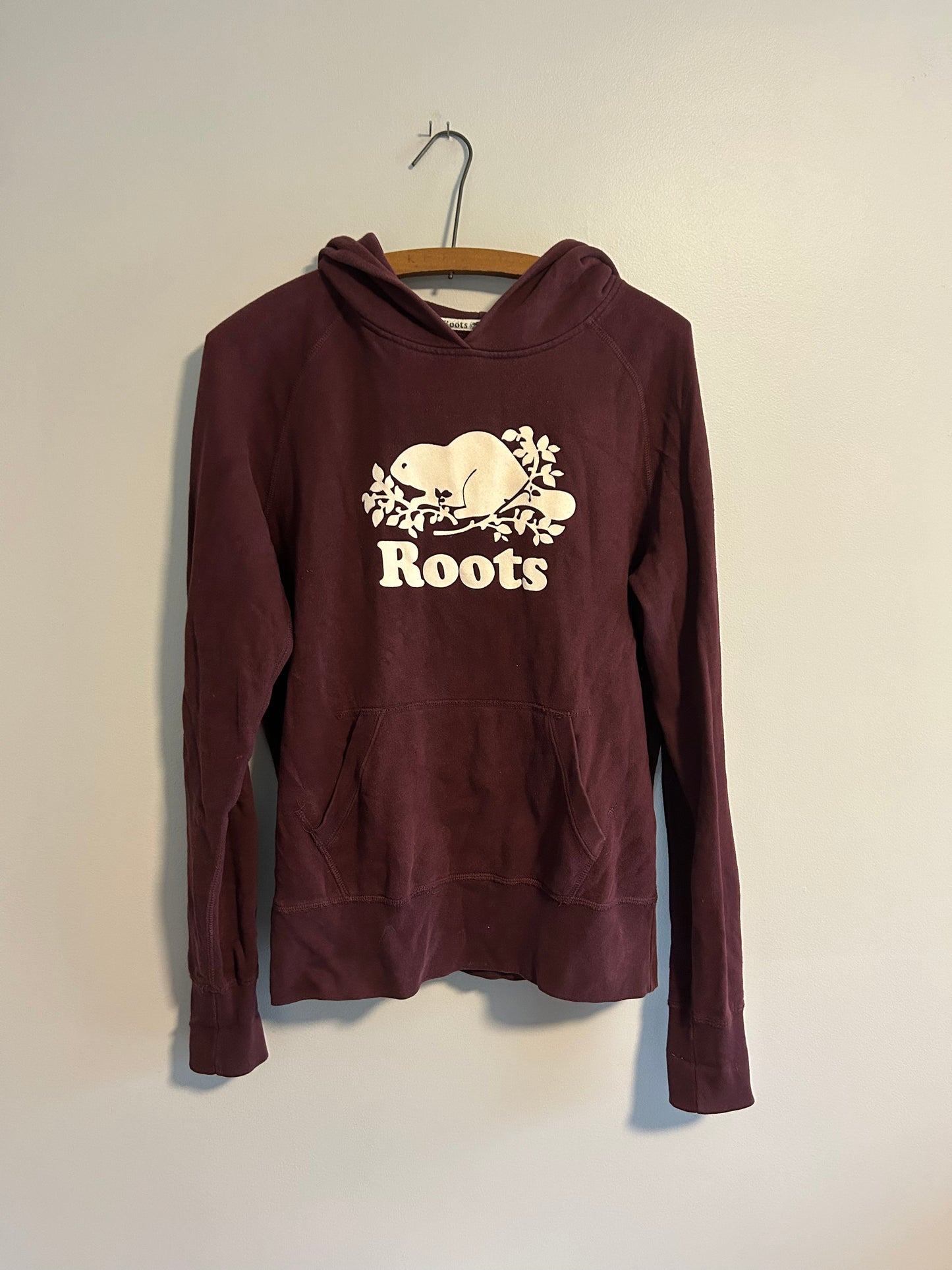 Roots medium burgundy hoodie