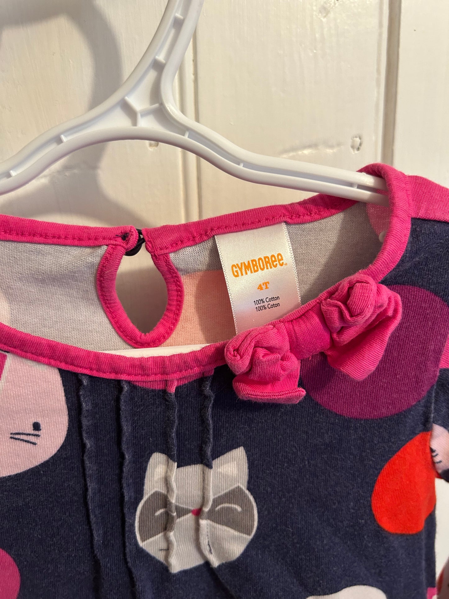 Gymboree 4t polka dot cat dress