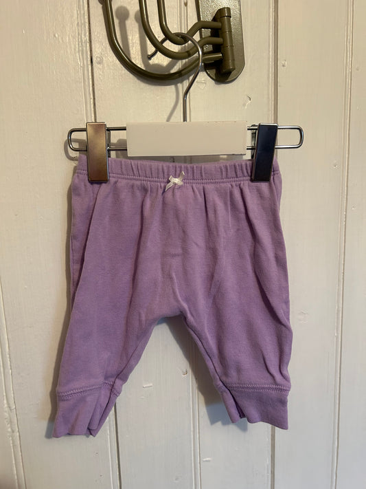 Carters 3m purple pants