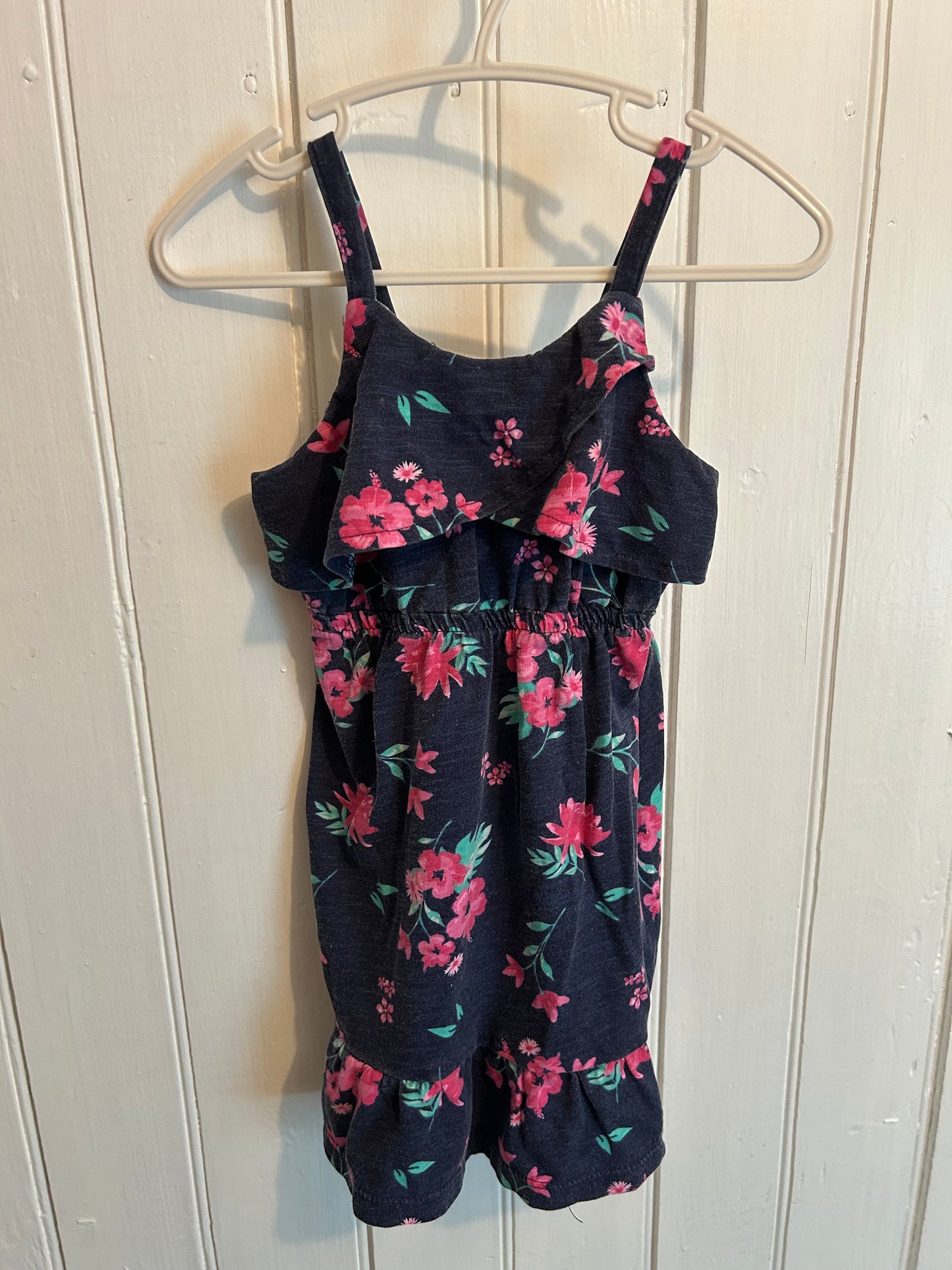 George 18/24m pink & navy floral dress