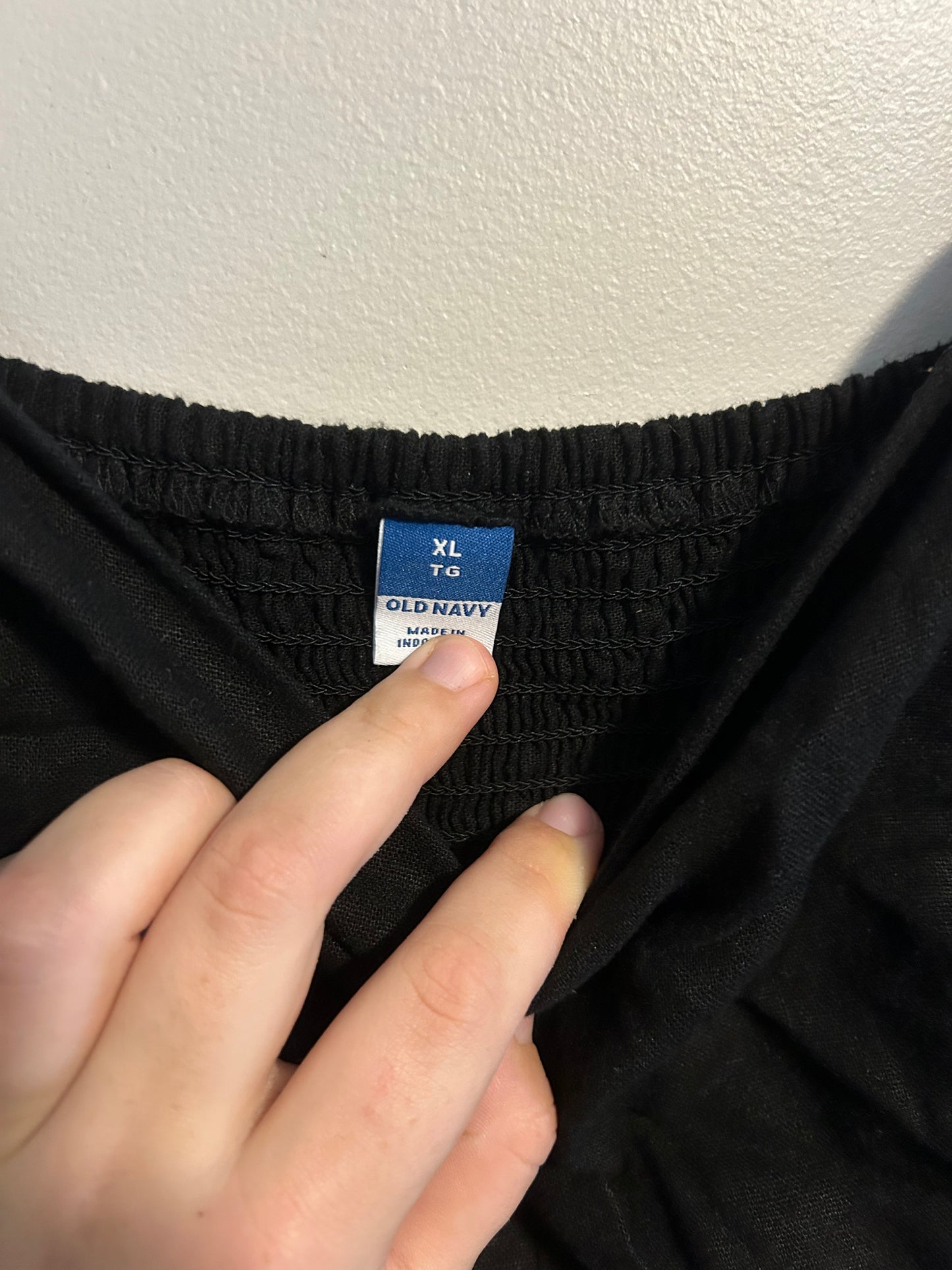 Old navy xl black shorts romper