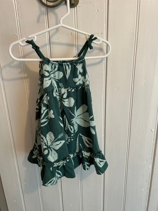 Carters 18m green floral dress
