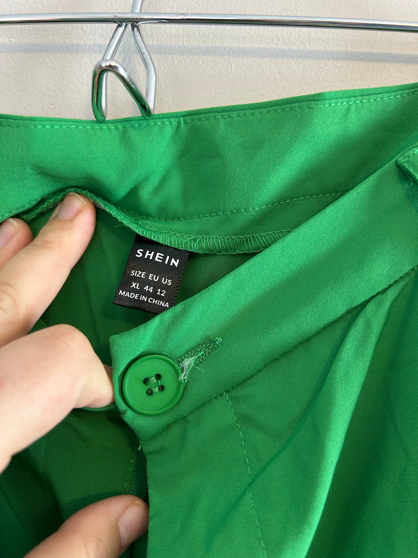 SHEIN xl green wide leg pants