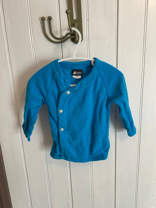 MEC 12m blue fleece cardigan