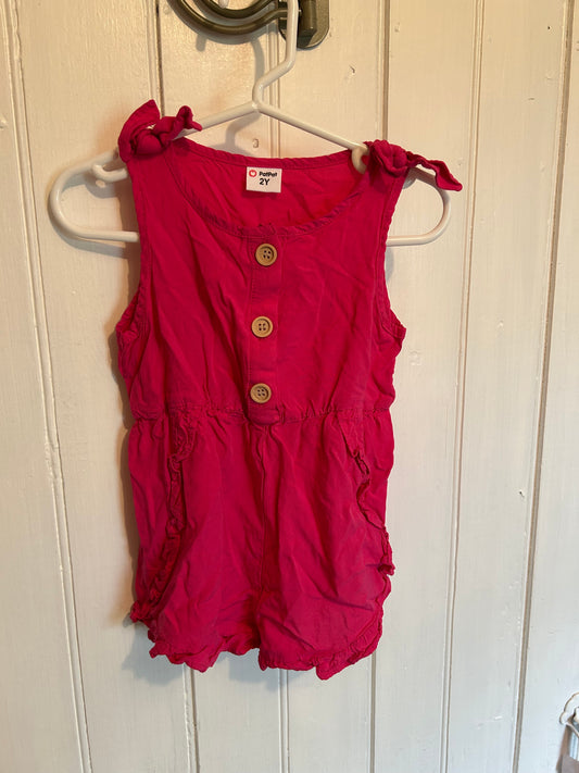 Patpat 2t pink romper