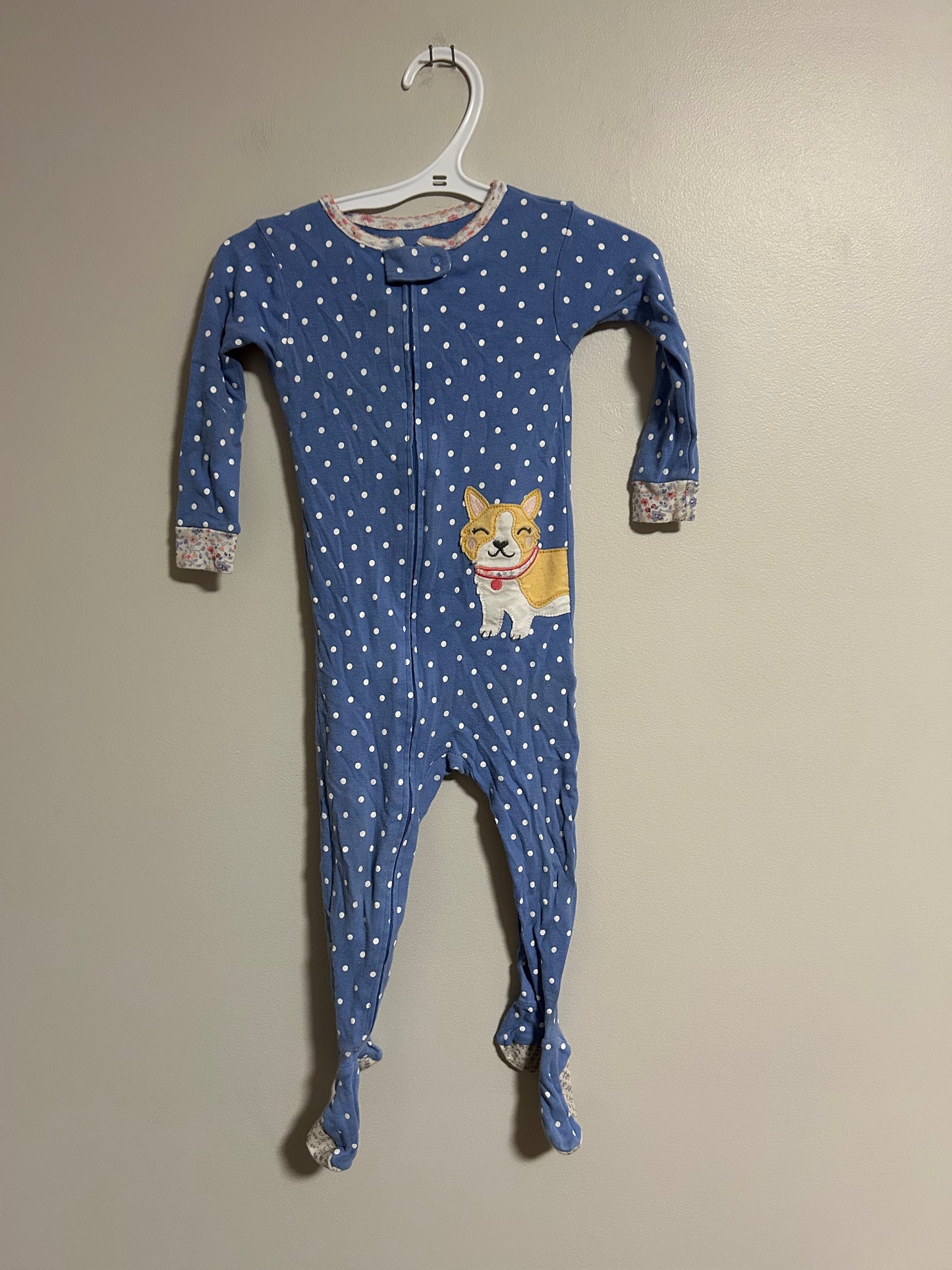 Carters 18m blue dog polka dot sleeper